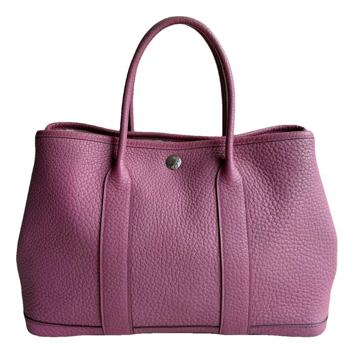 Garden Party leather handbag