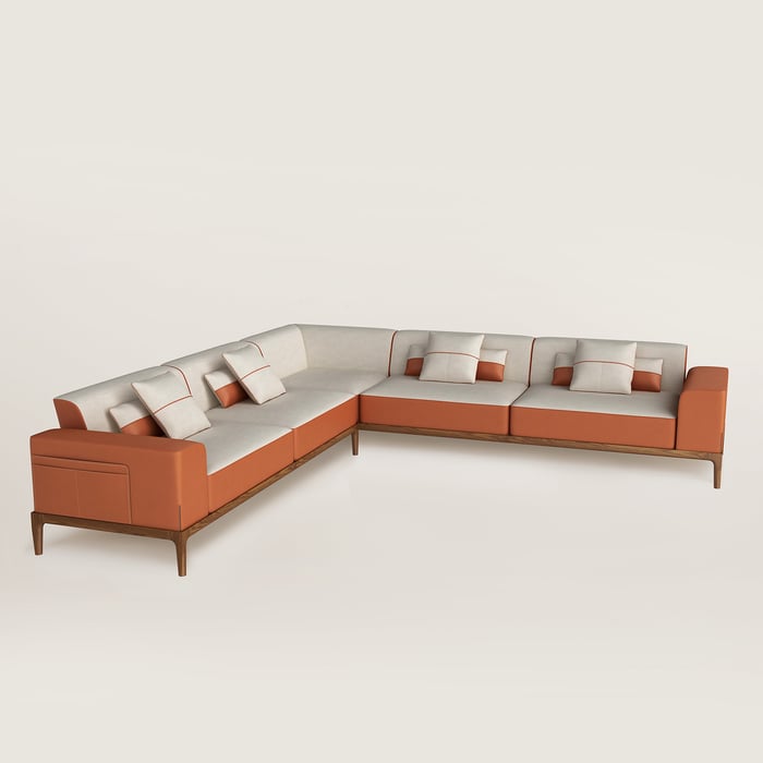 Sofa Sellier 5-seater Corner
