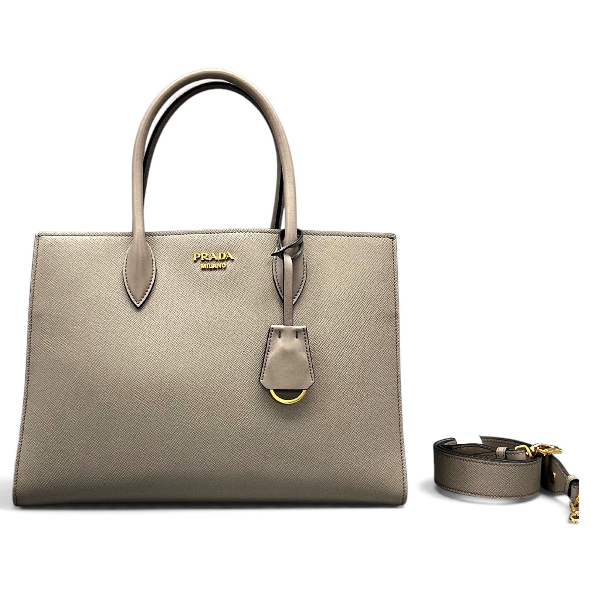 Leather tote