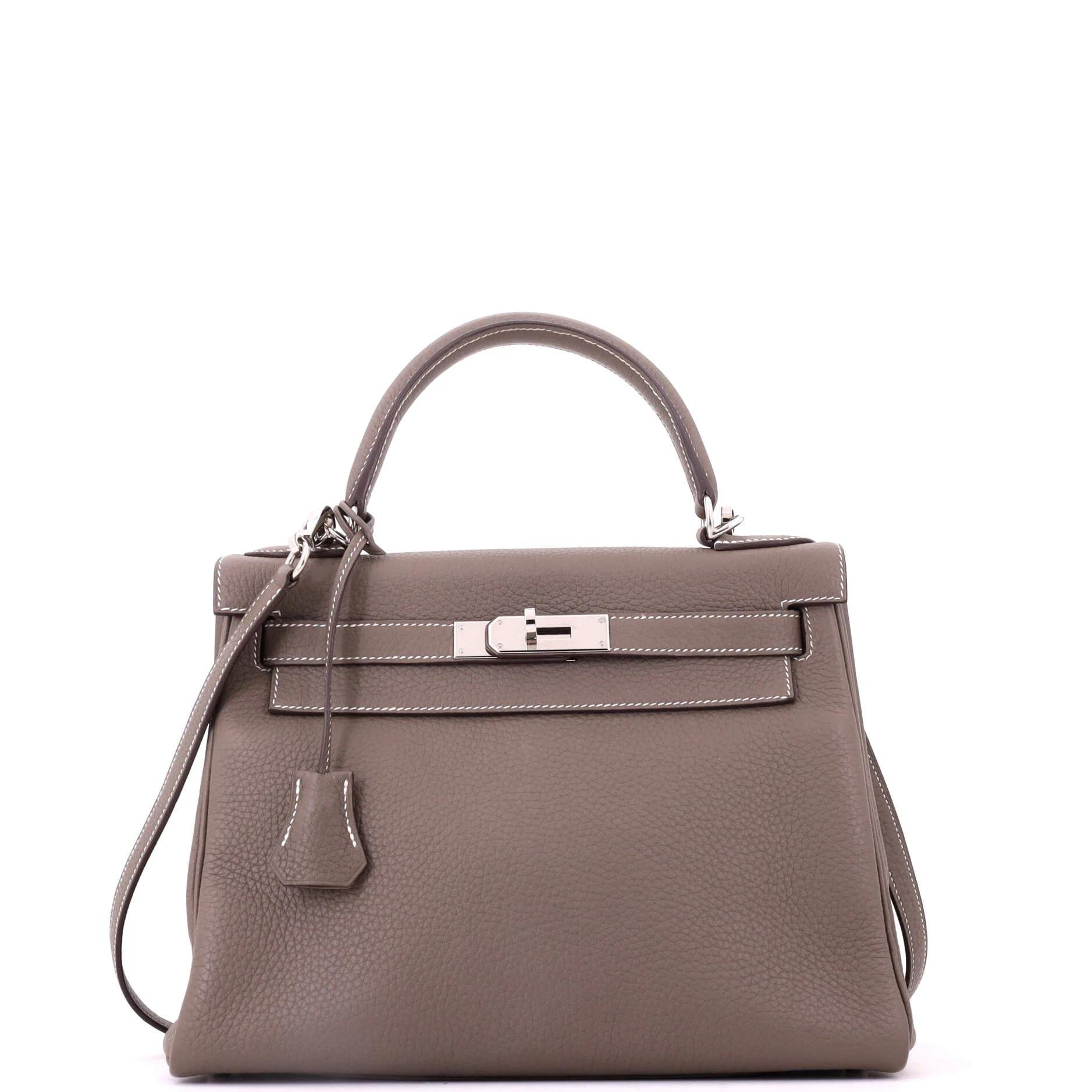 Kelly 28 leather handbag