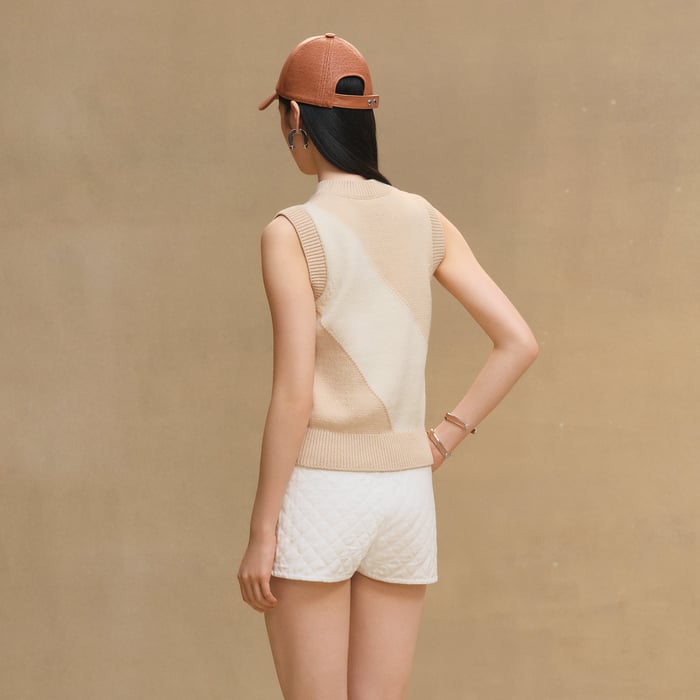 Blanc Naturel Sleeveless Sweater