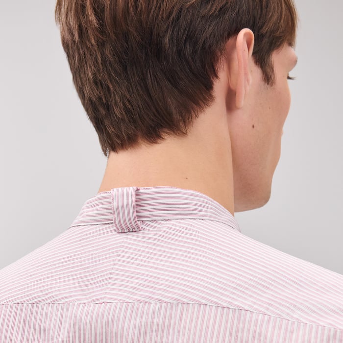 Guimauve "Doubles Rayures Serties" Boxy Fit Shirt
