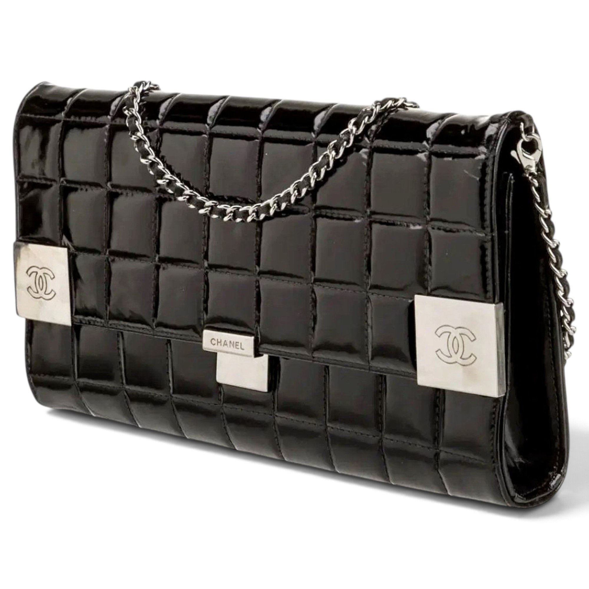 East West Chocolate Bar leather handbag