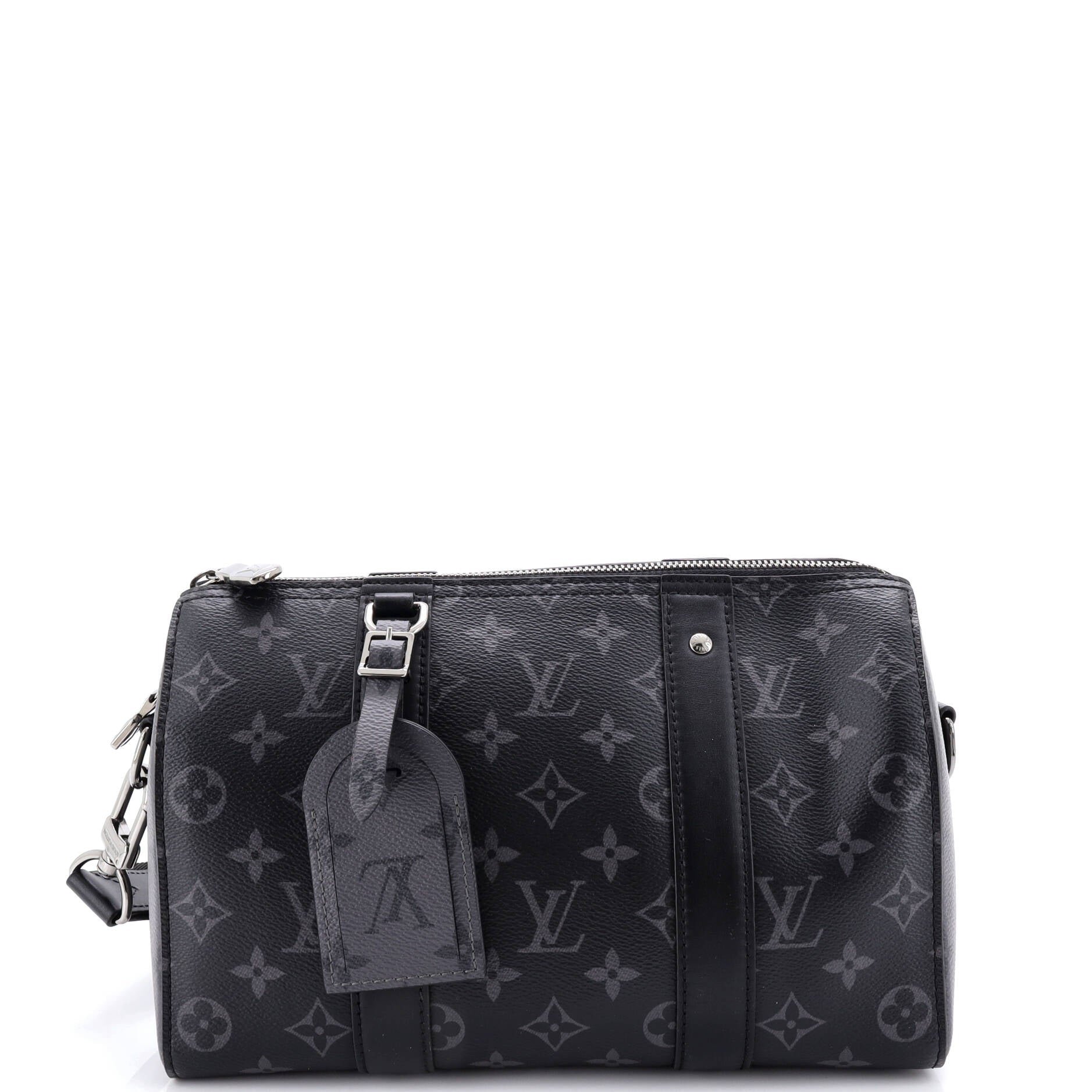 Louis Vuitton City Keepall Bag Reverse Monogram Eclipse Canvas
