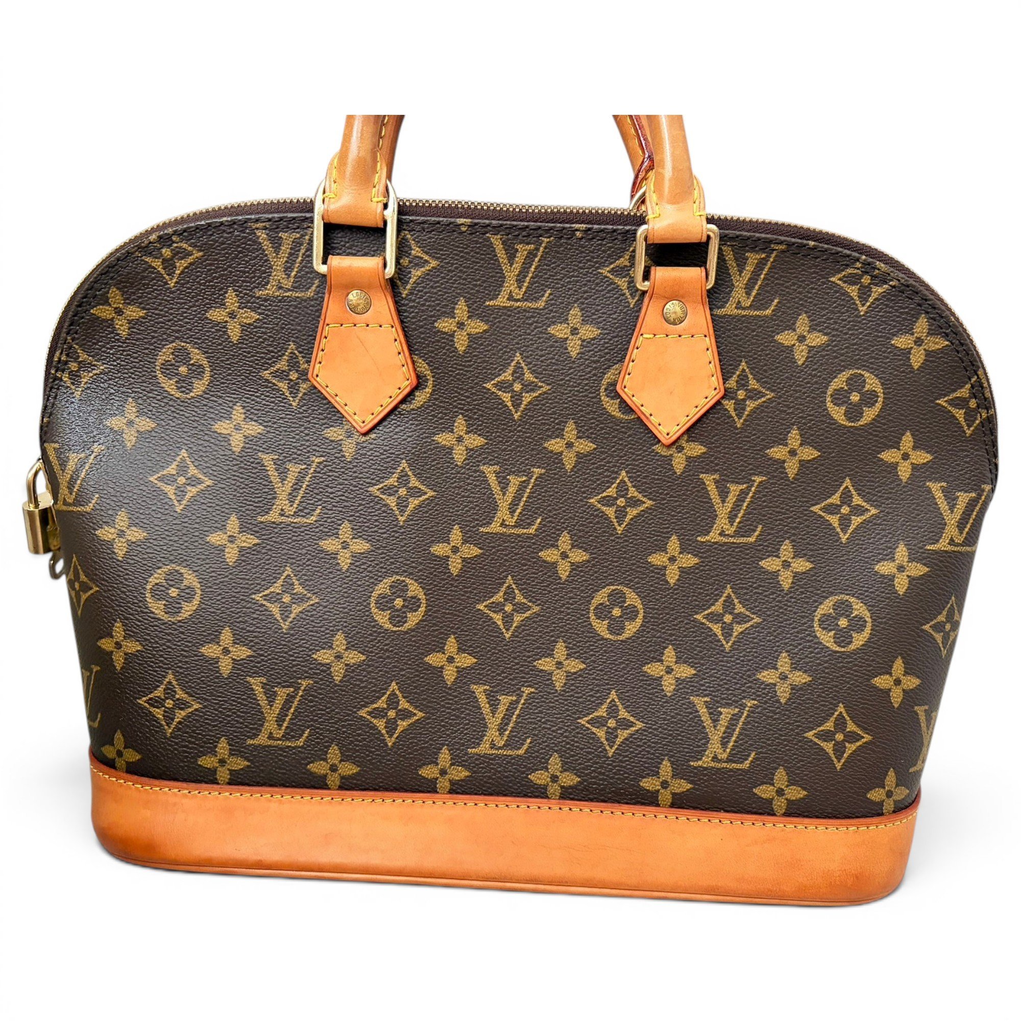 Alma leather handbag