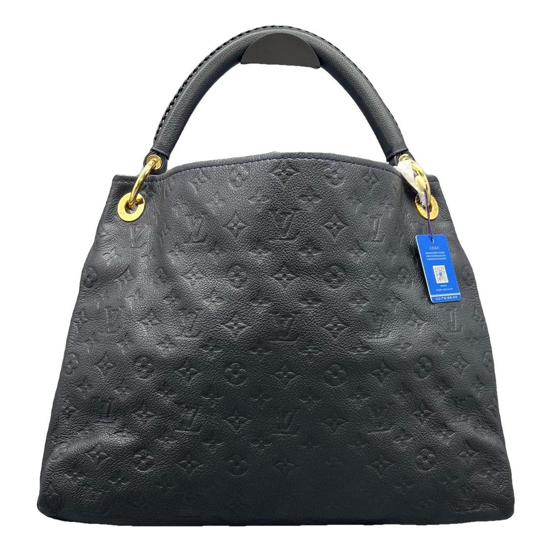 Artsy leather handbag