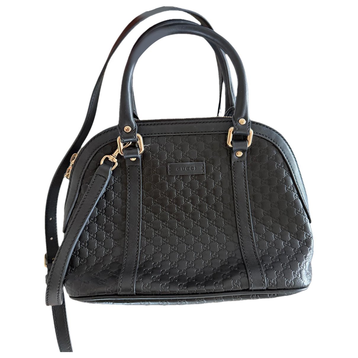 Ophidia Dome leather handbag