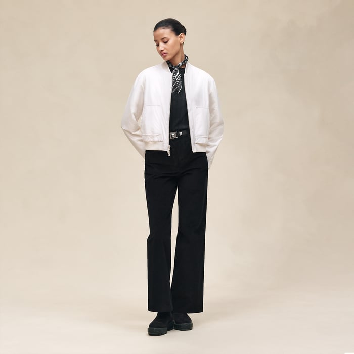 Blanc Cassé Reversible Varsity Jacket