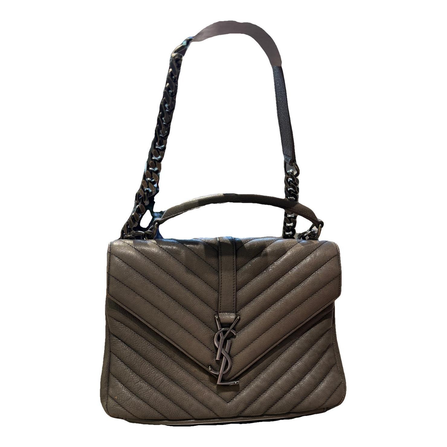 Collége monogramme leather handbag