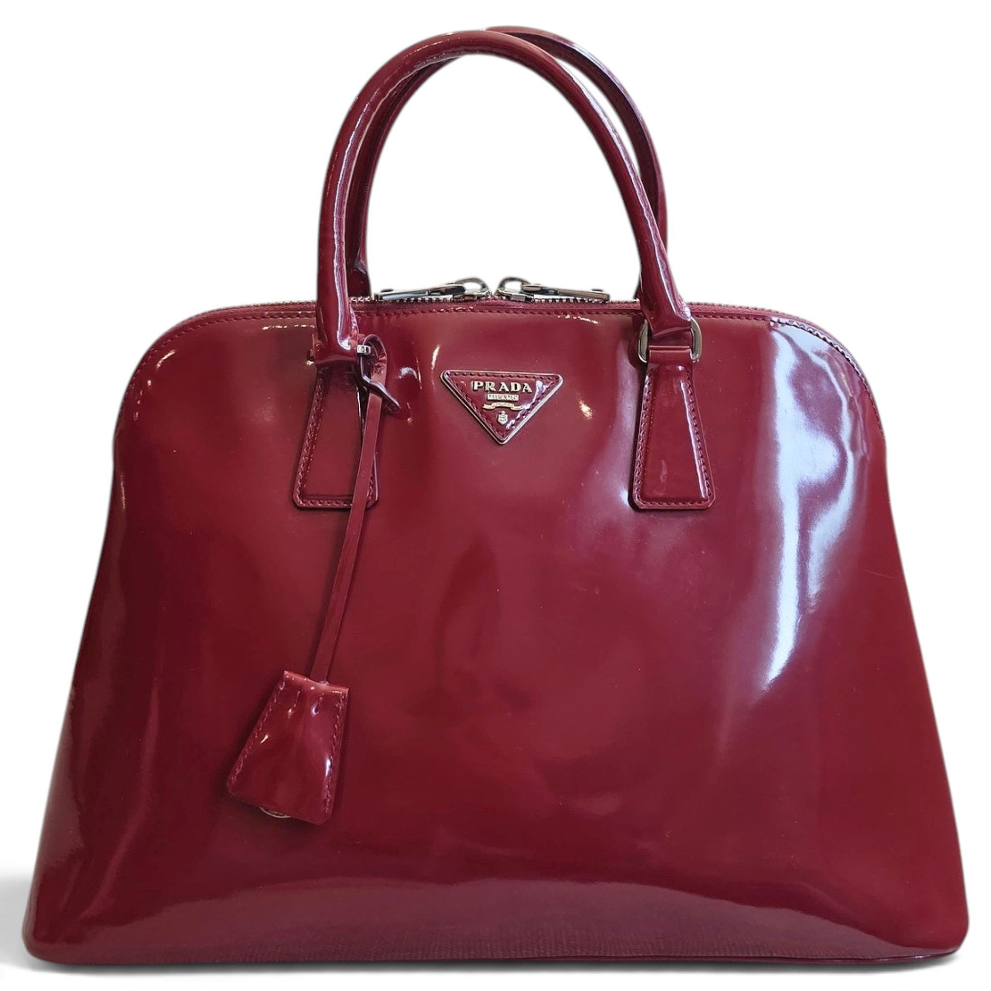 Promenade leather handbag