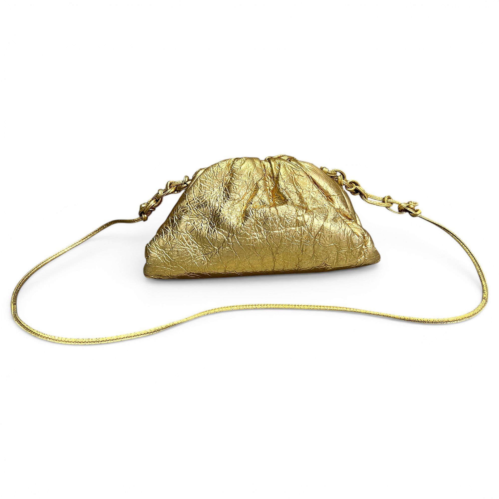 Pouch leather handbag