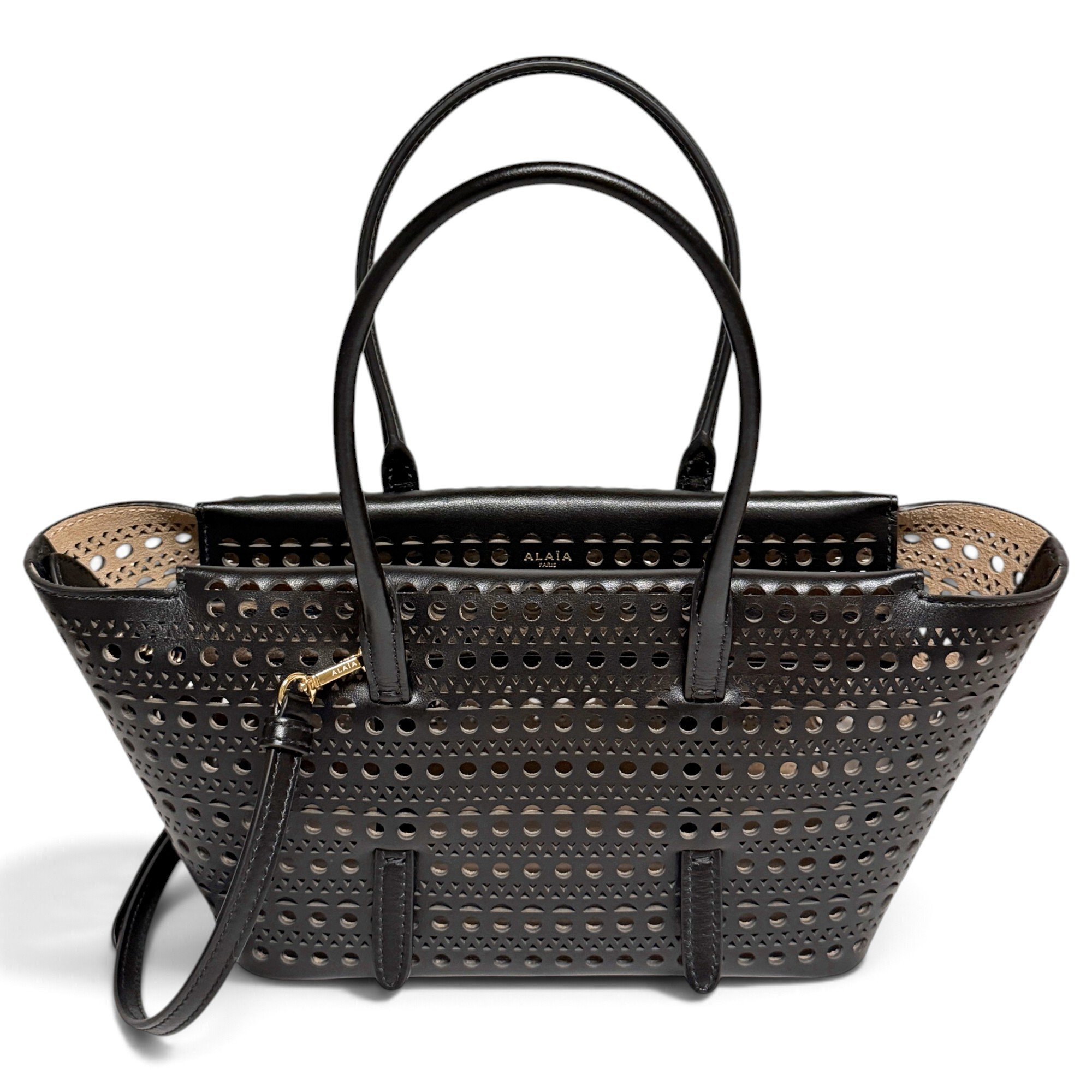 Leather tote