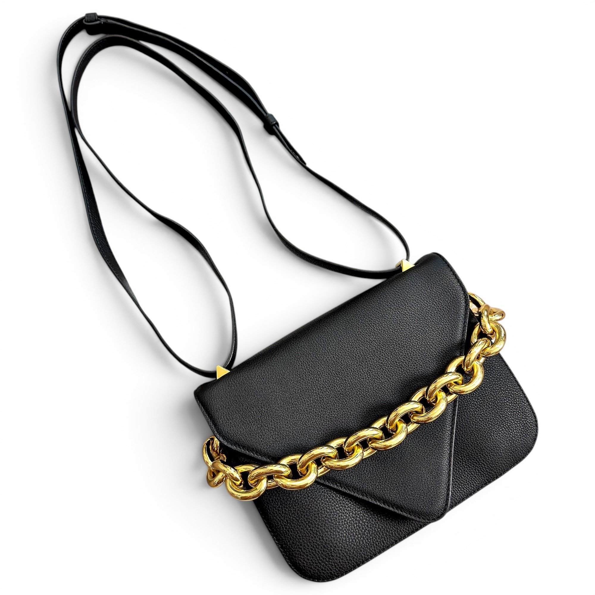 Mount leather crossbody bag