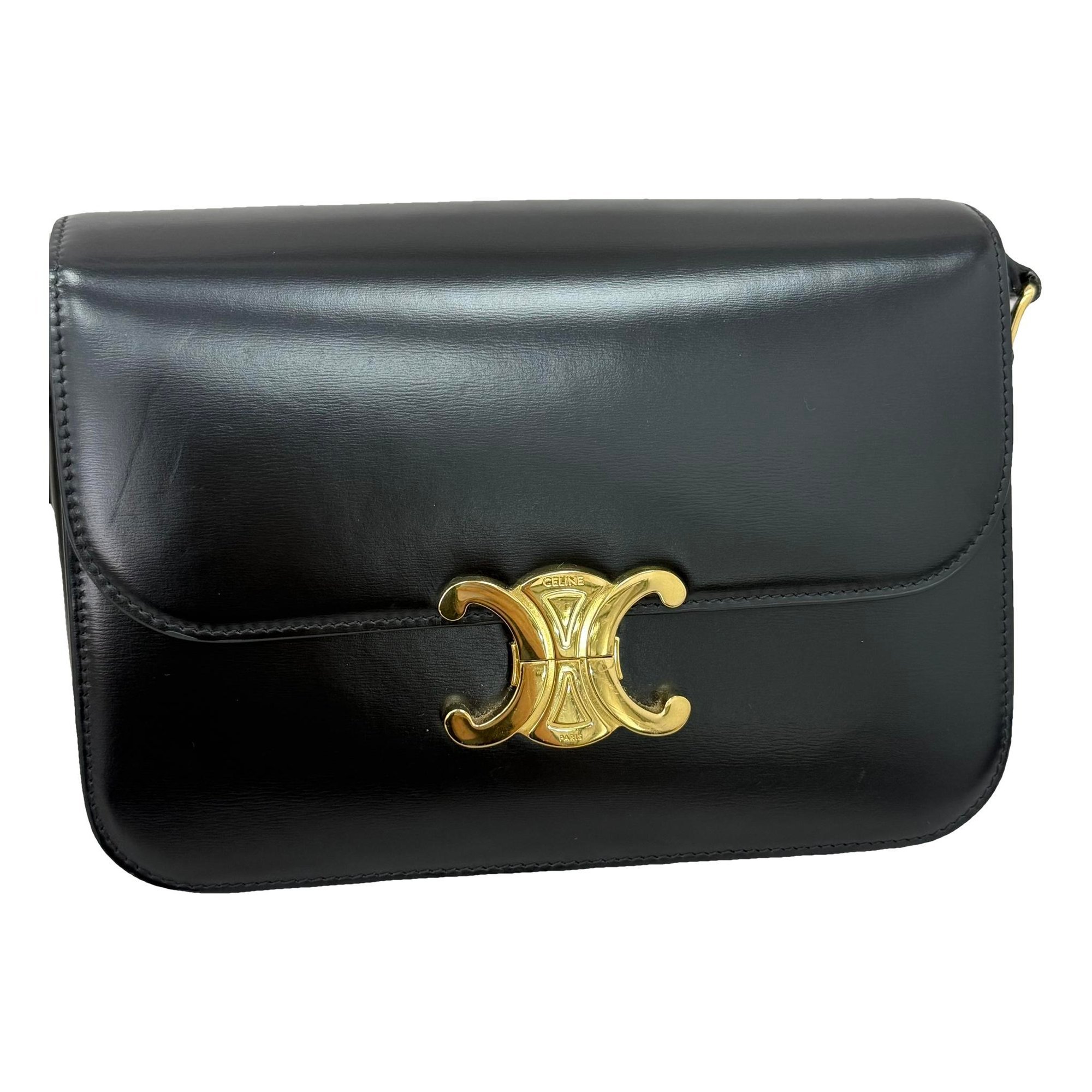 Triomphe leather handbag