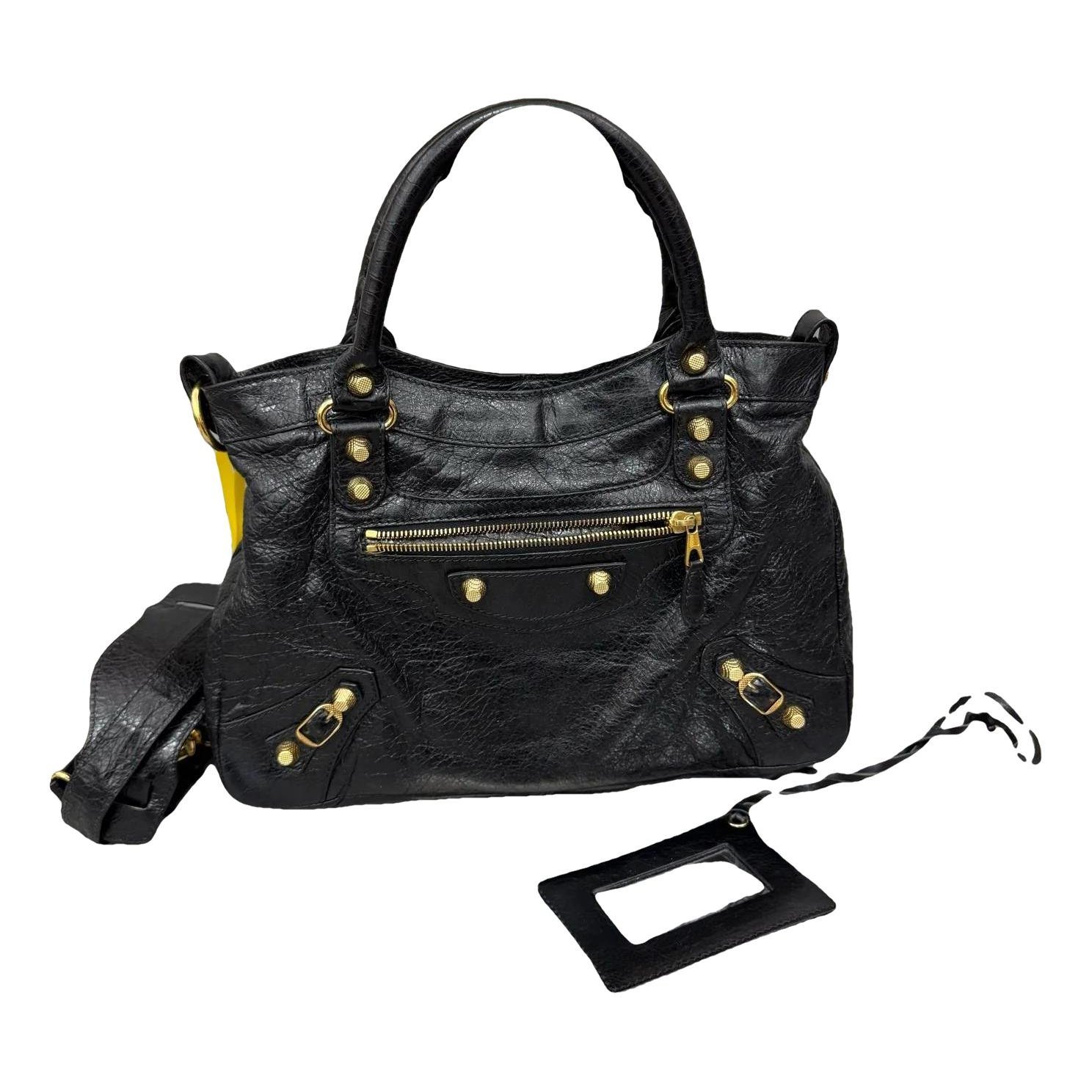 Leather handbag