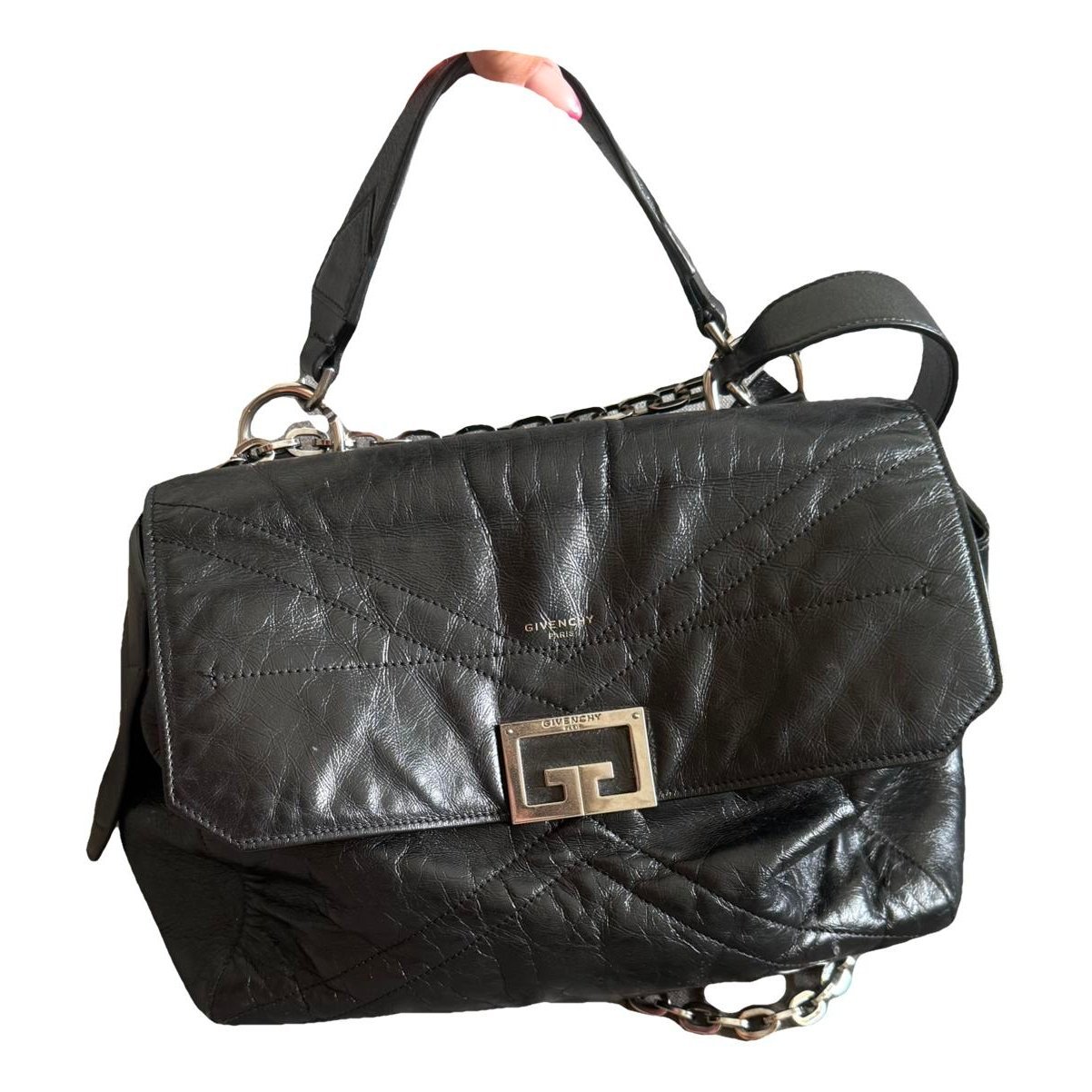 Leather crossbody bag