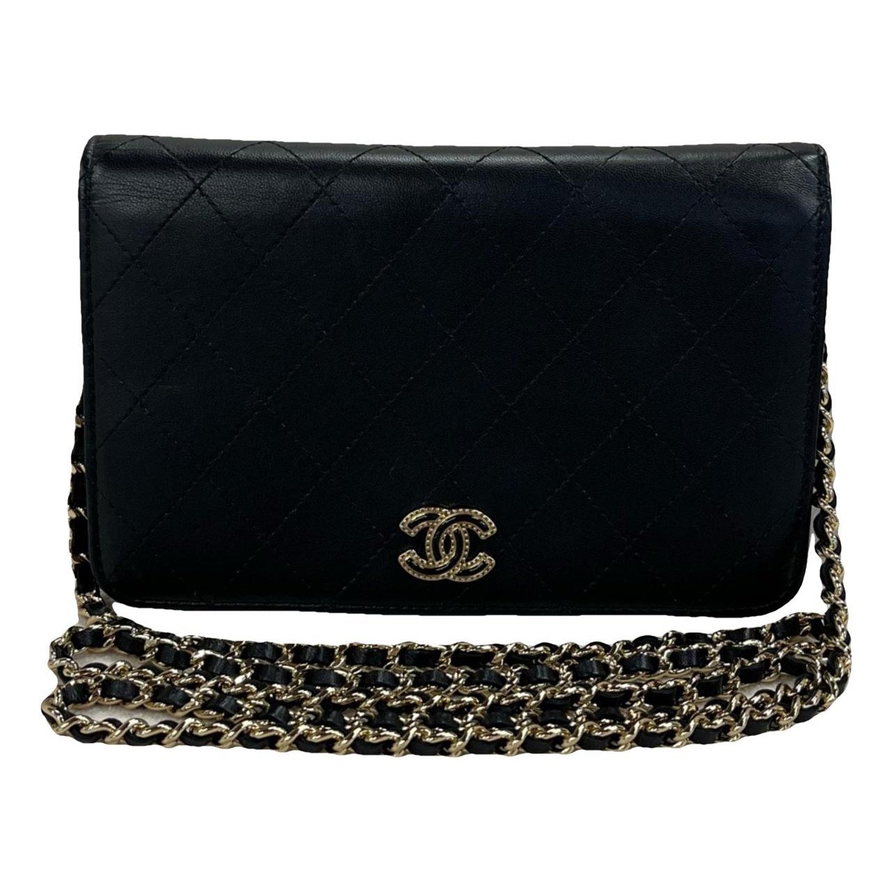 Wallet On Chain Chanel 19 leather handbag