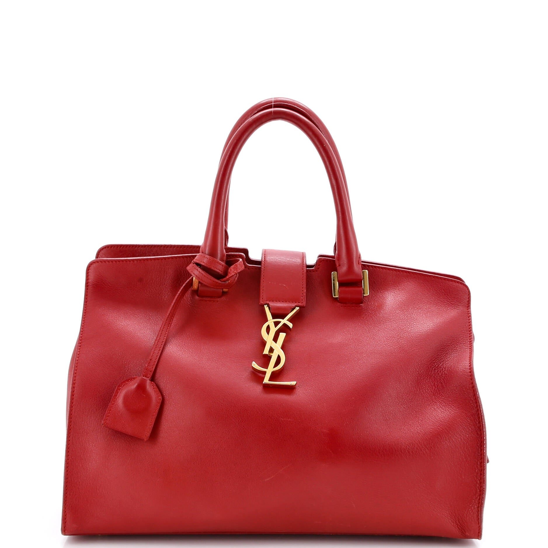 Saint Laurent Monogram Cabas Leather Small