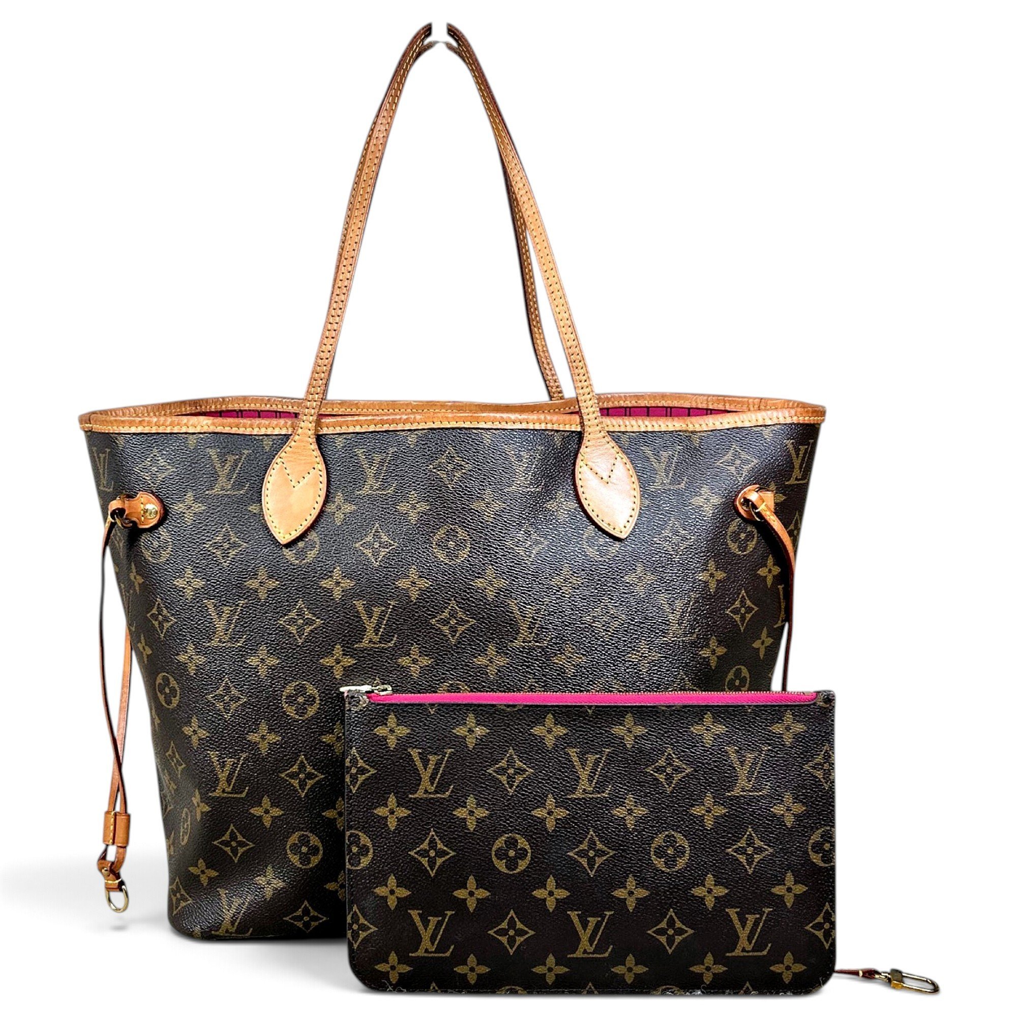 Neverfull leather tote