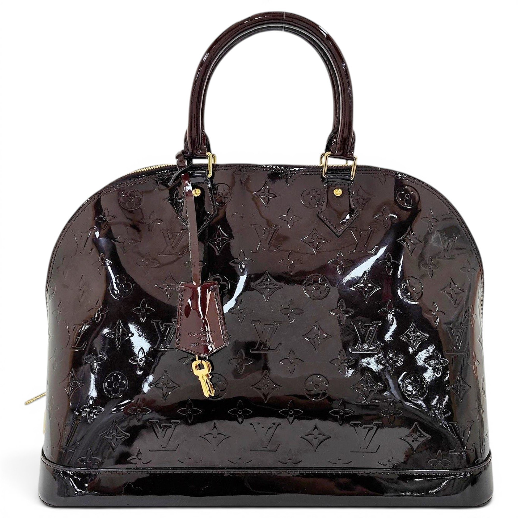Alma patent leather handbag