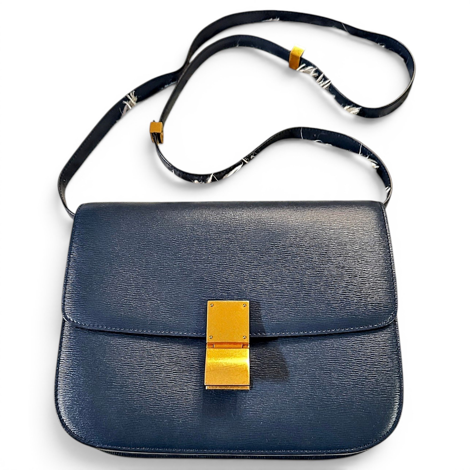 Classic leather crossbody bag