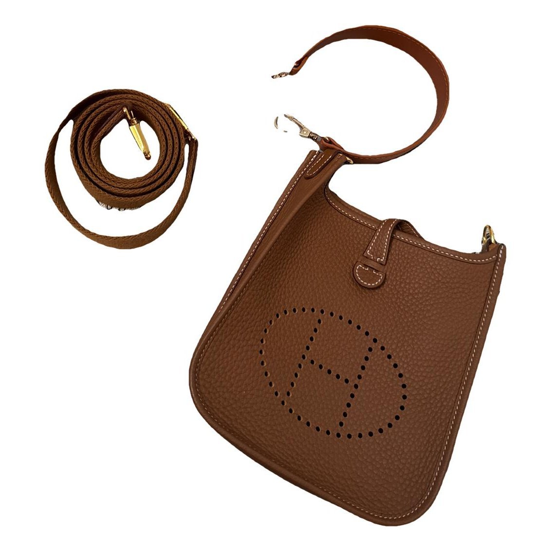 Evelyne leather crossbody bag