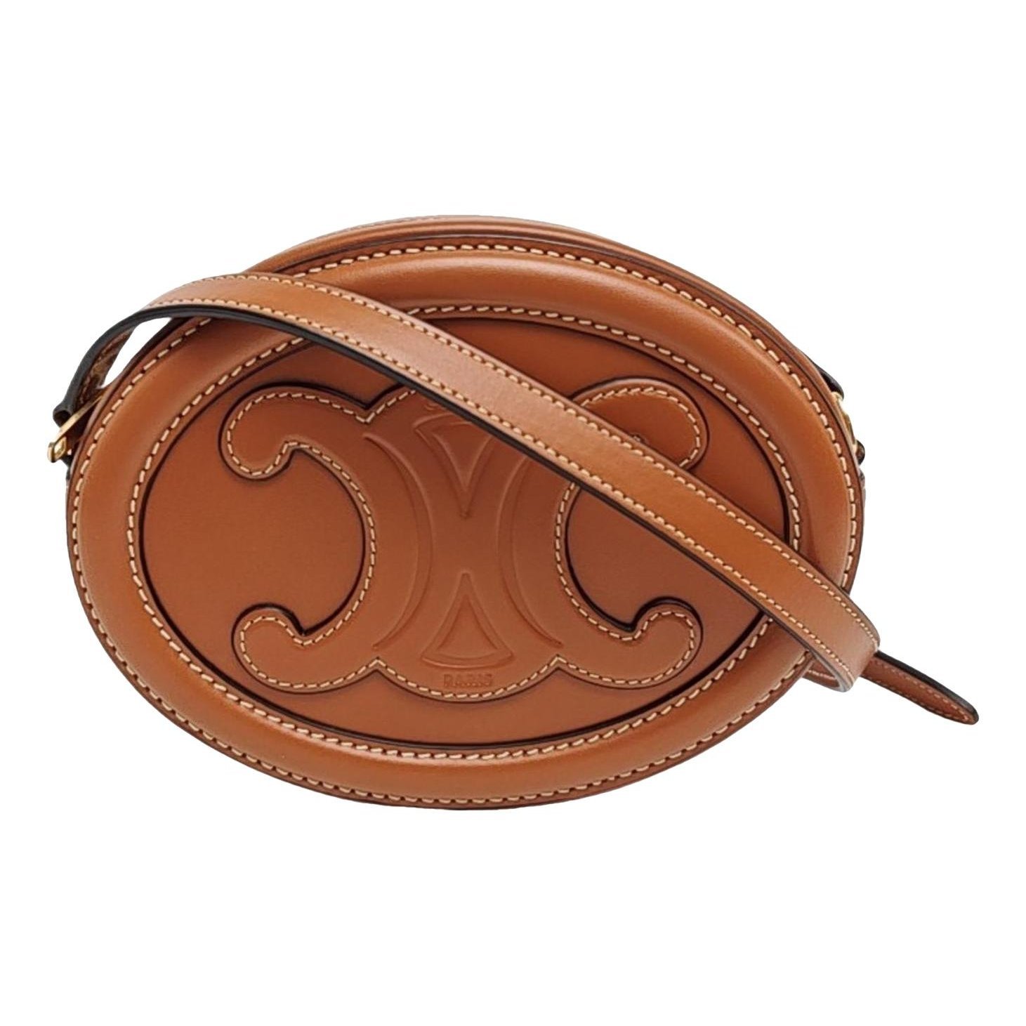 Triomphe leather handbag