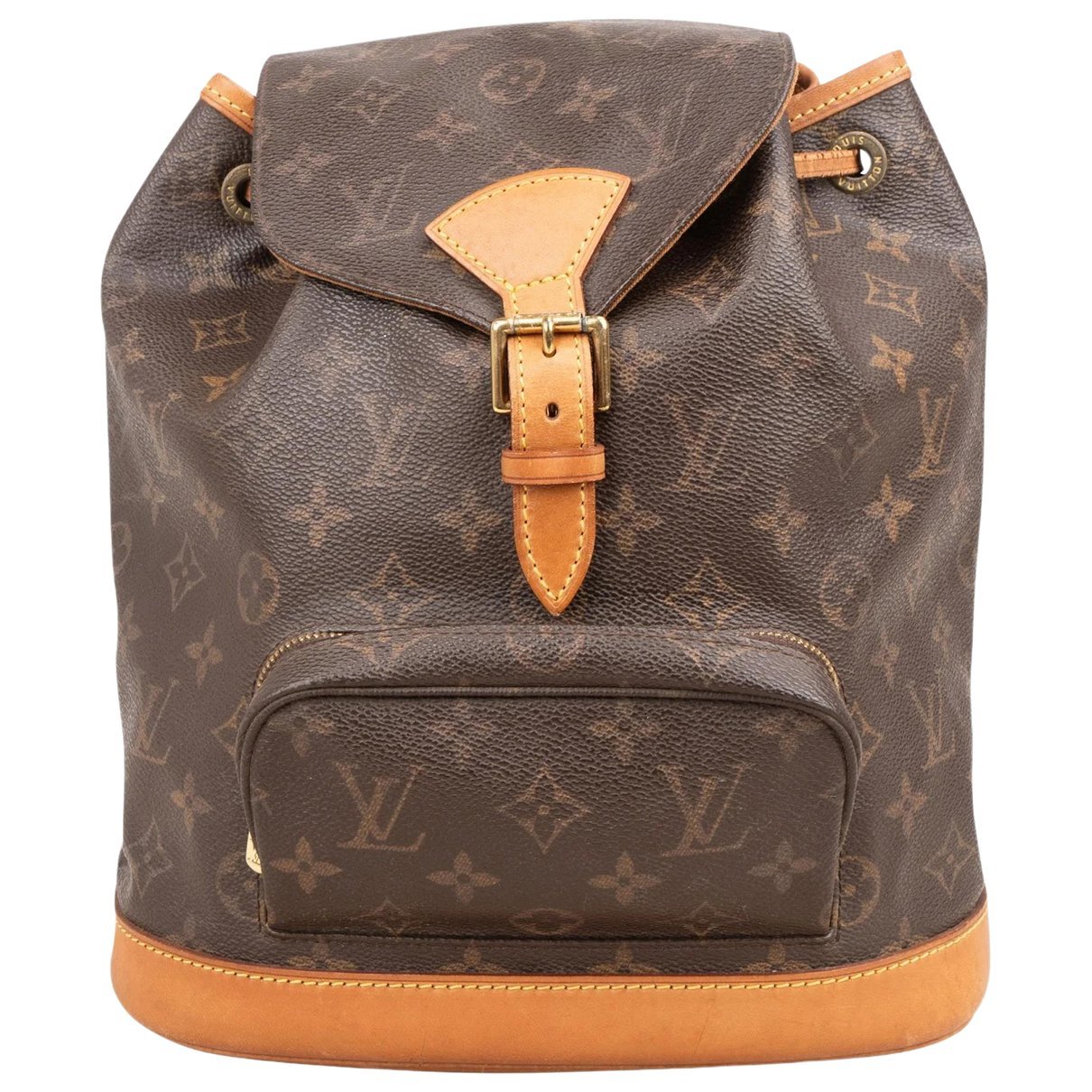 Montsouris leather backpack