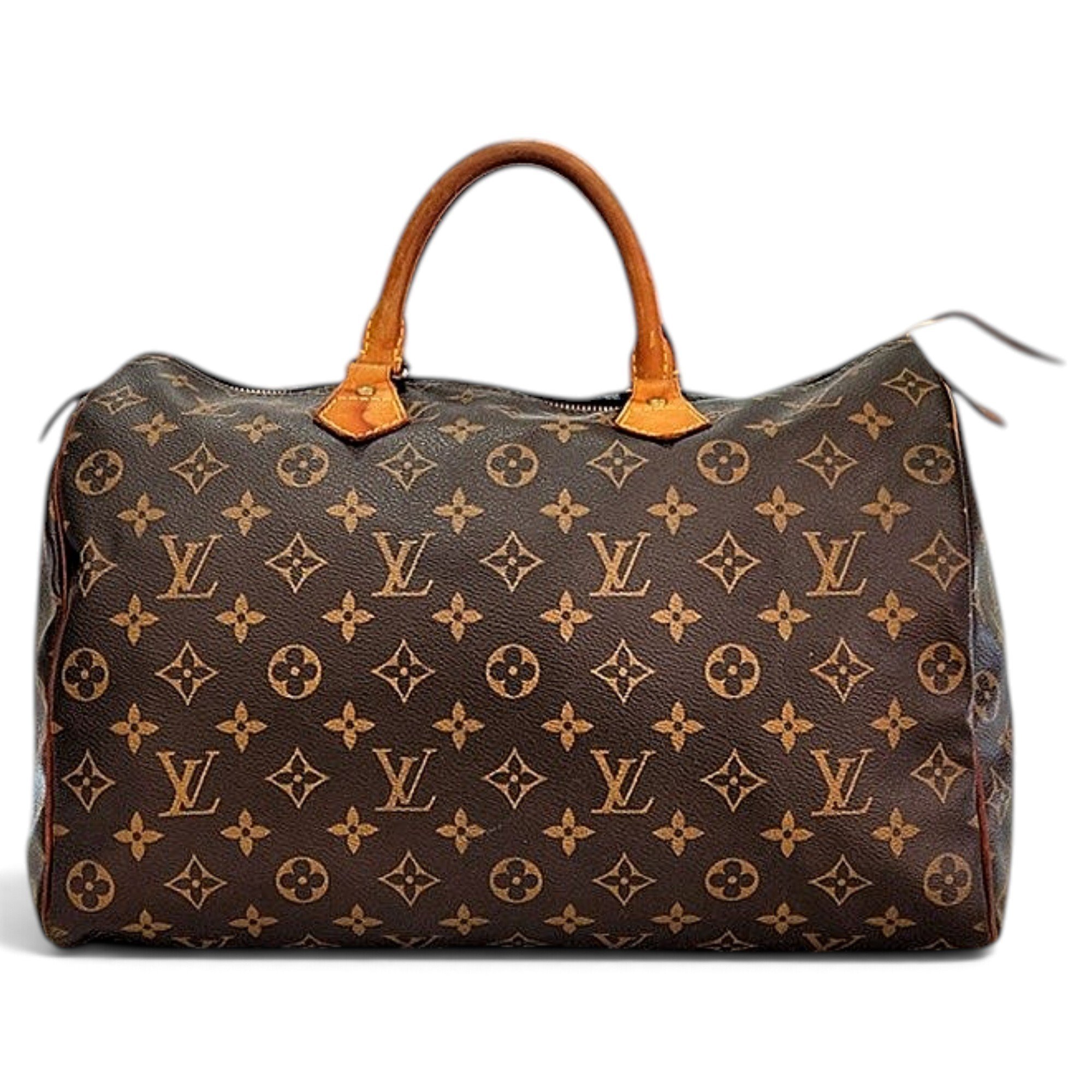 Speedy leather tote