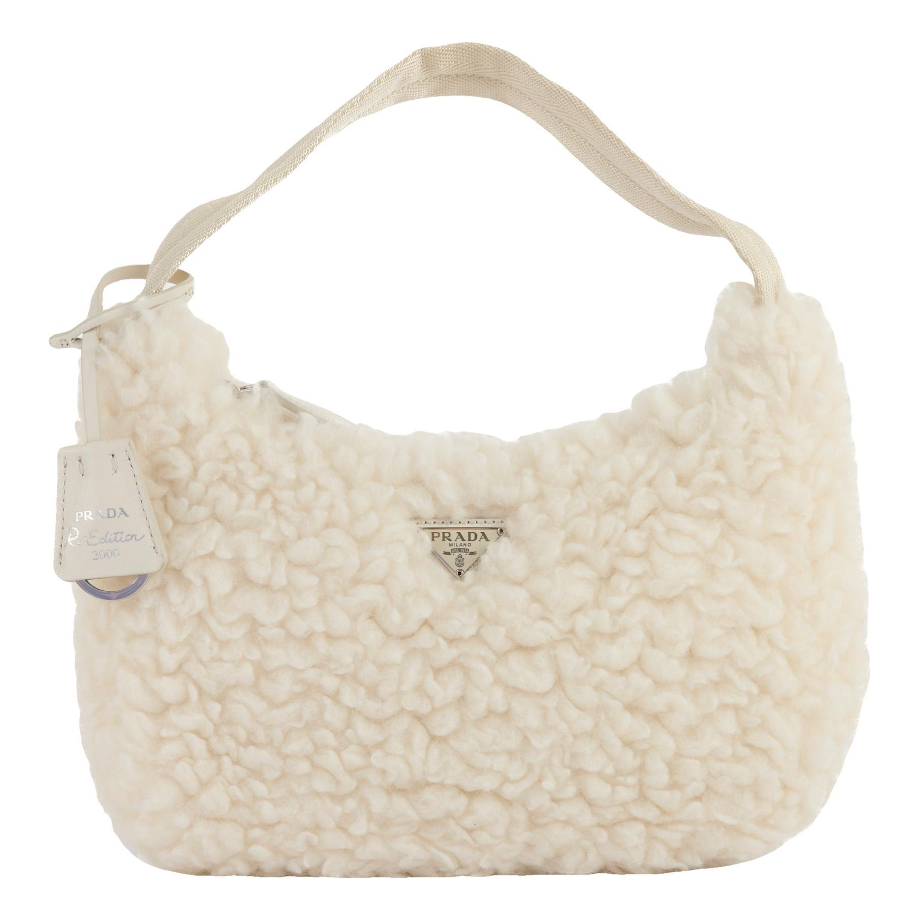 Re-Edition 2000 faux fur handbag