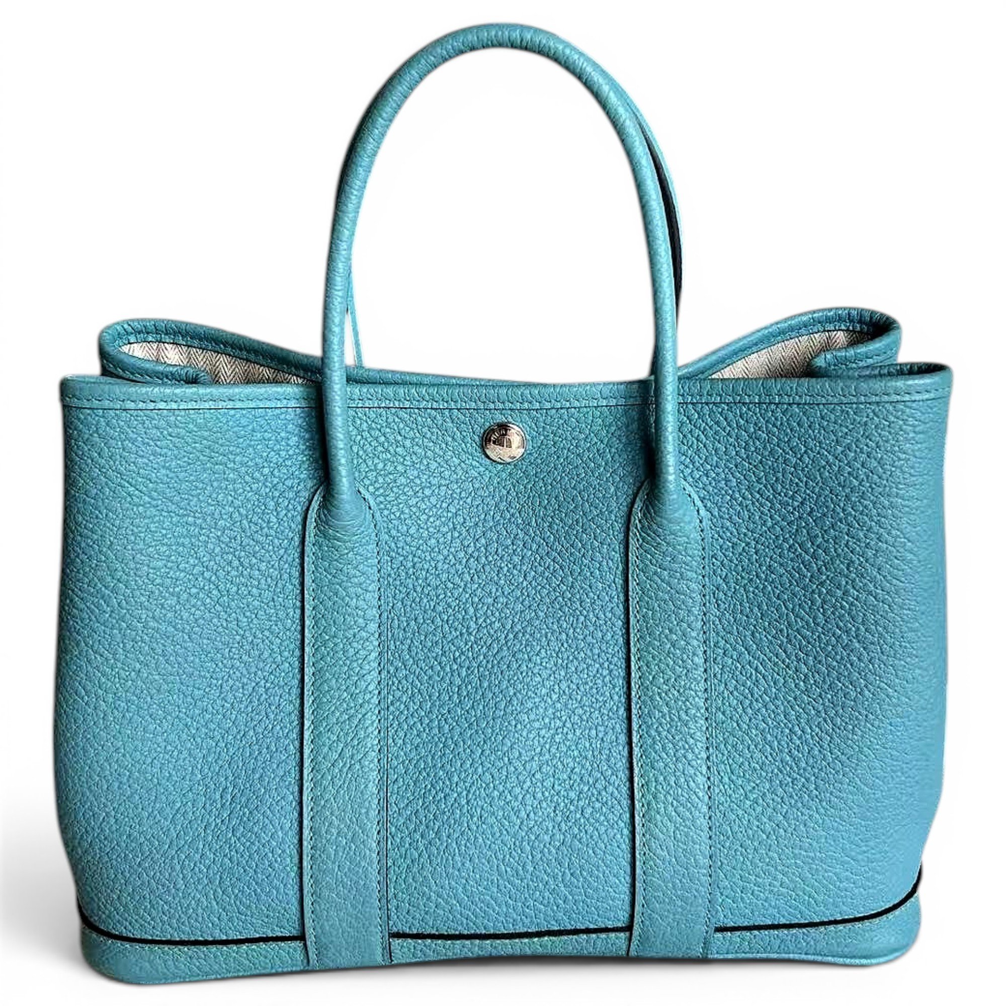 Garden Party leather handbag