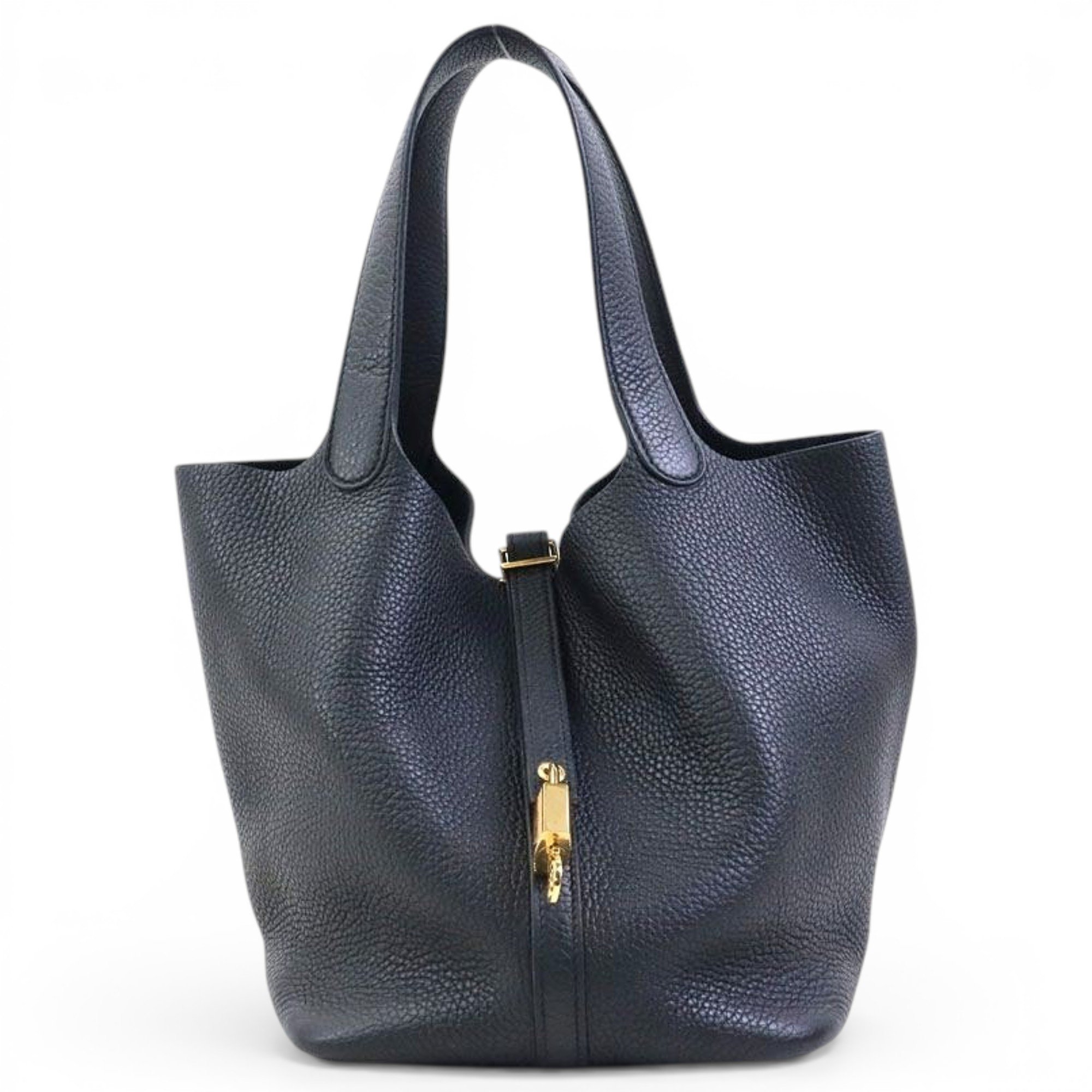 Picotin leather handbag