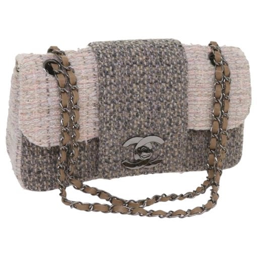 Chain Infinity tweed handbag