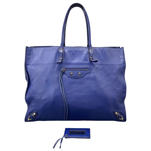 Papier leather handbag
