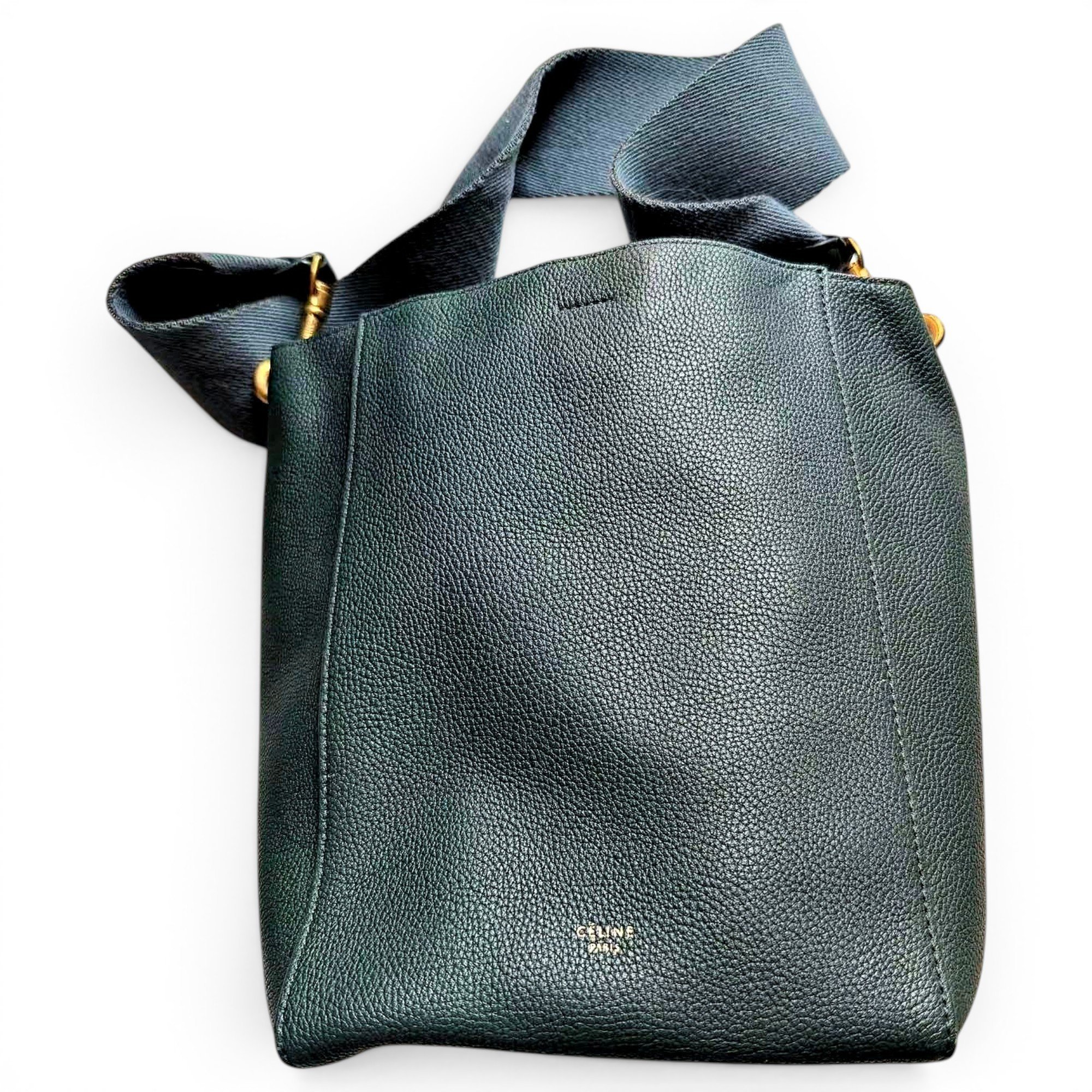 Seau Sangle leather handbag