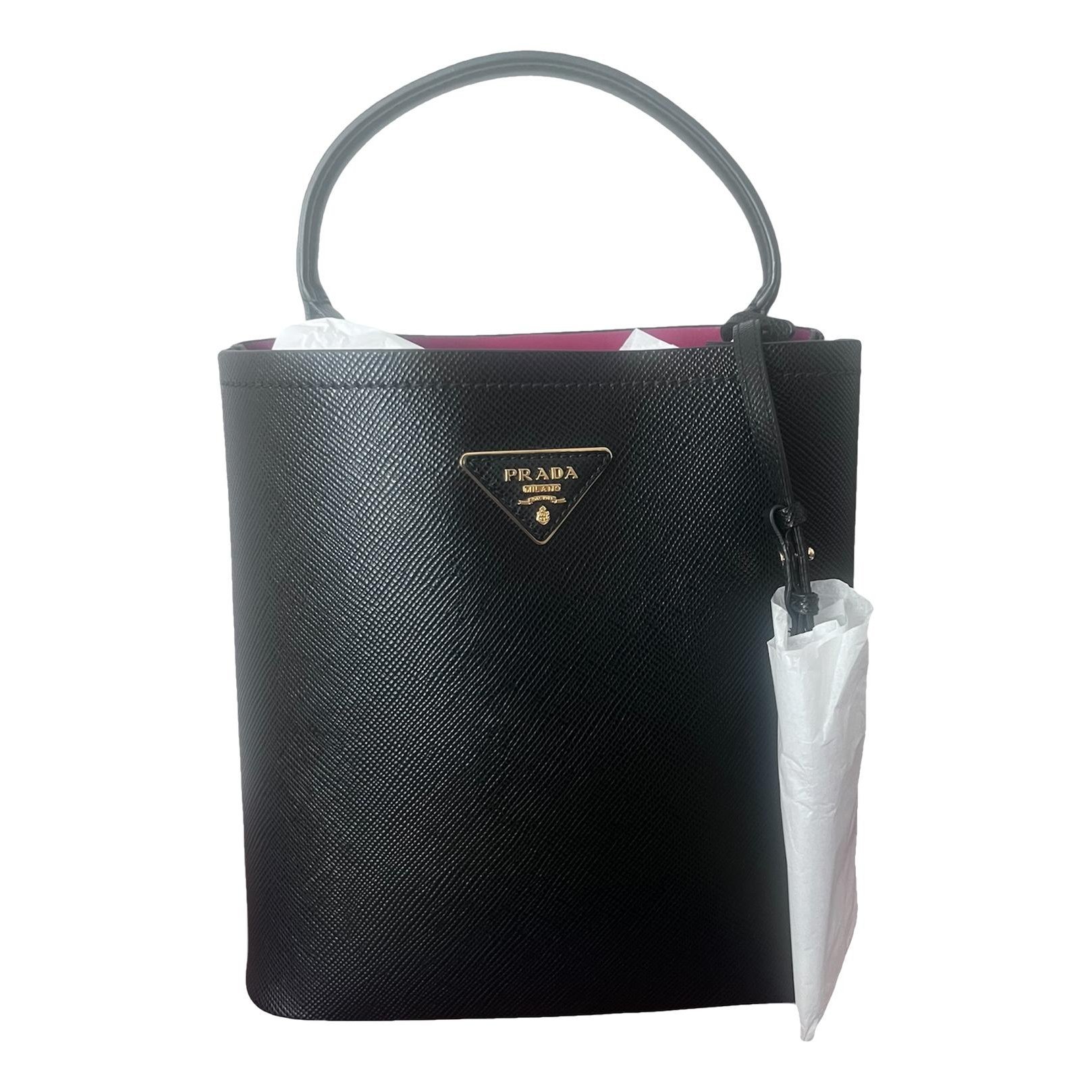 Panier leather handbag