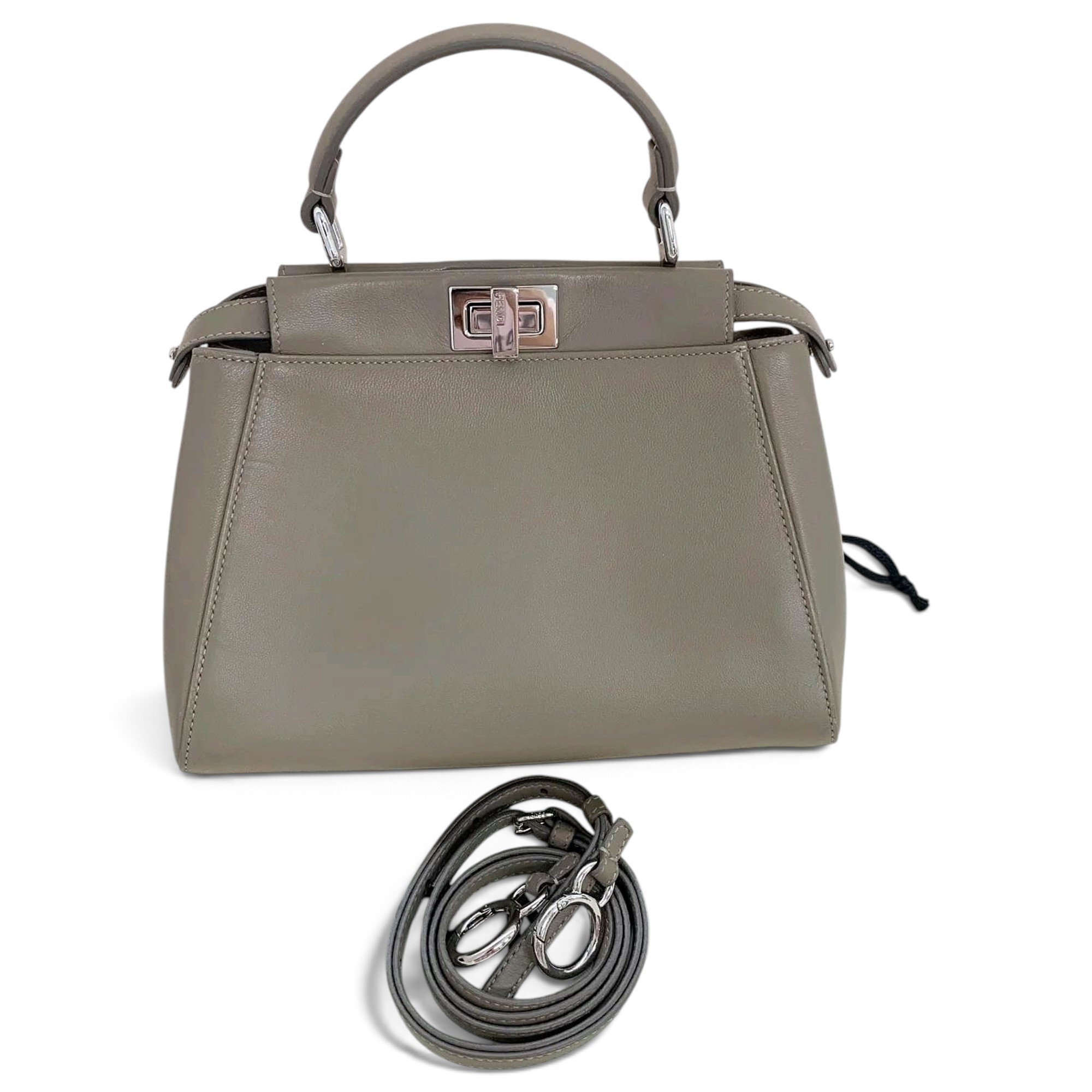 Peekaboo leather handbag