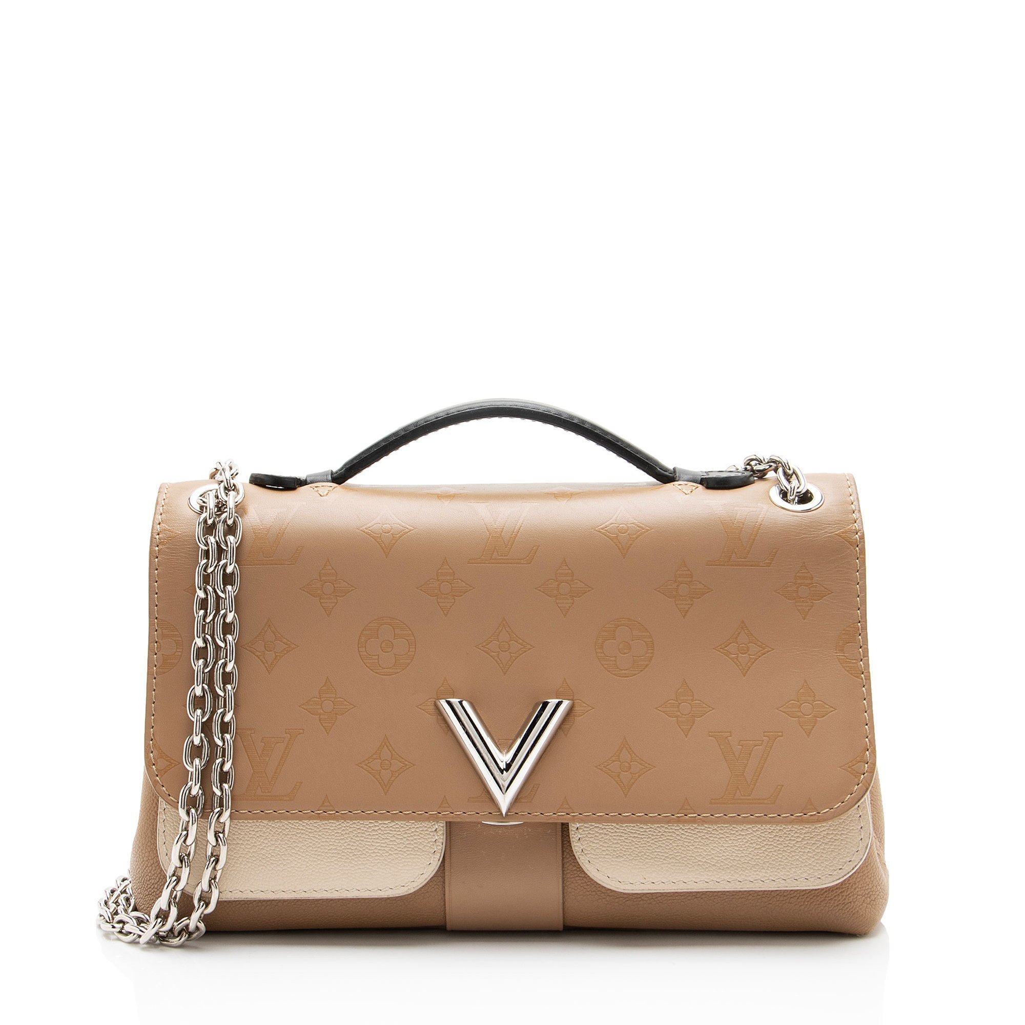 Chain bag leather crossbody bag