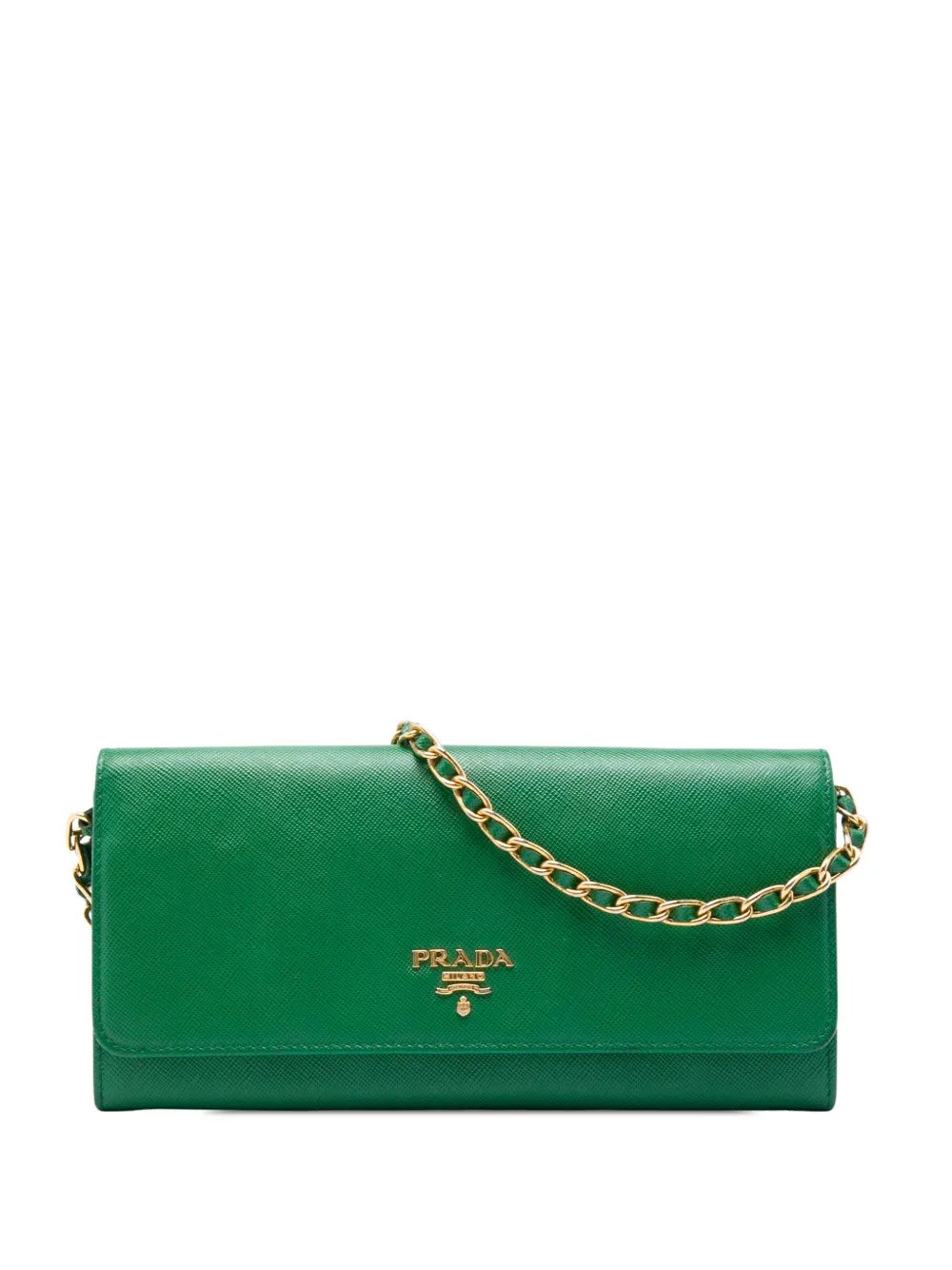 2013-2026 Saffiano Lux Wallet On Chain crossbody bag