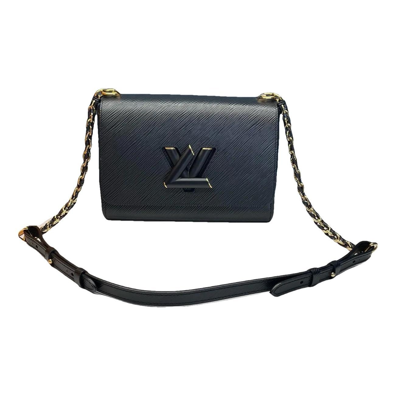 Twist leather crossbody bag