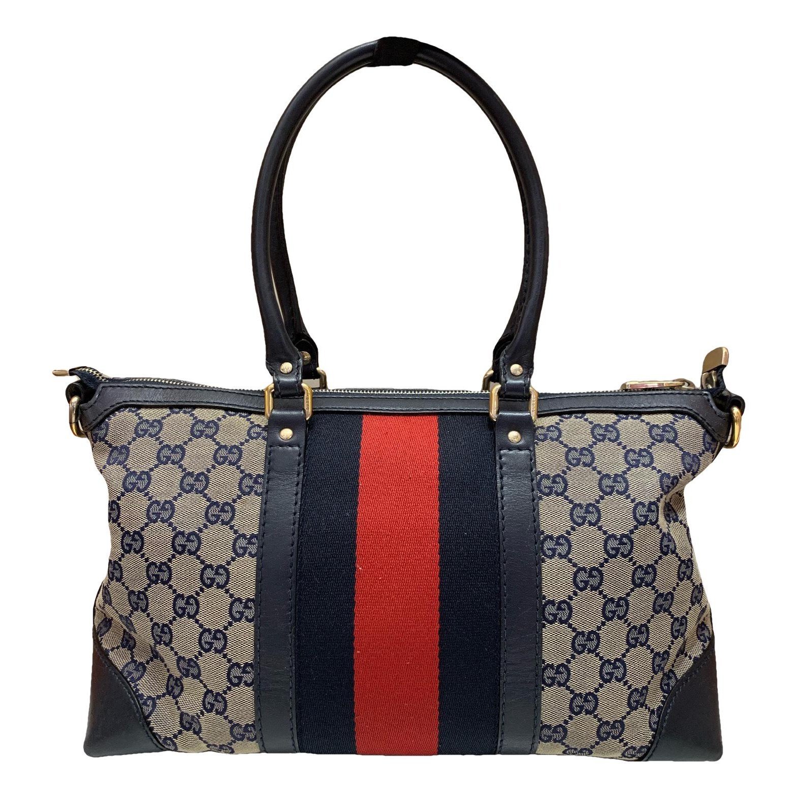 Leather tote