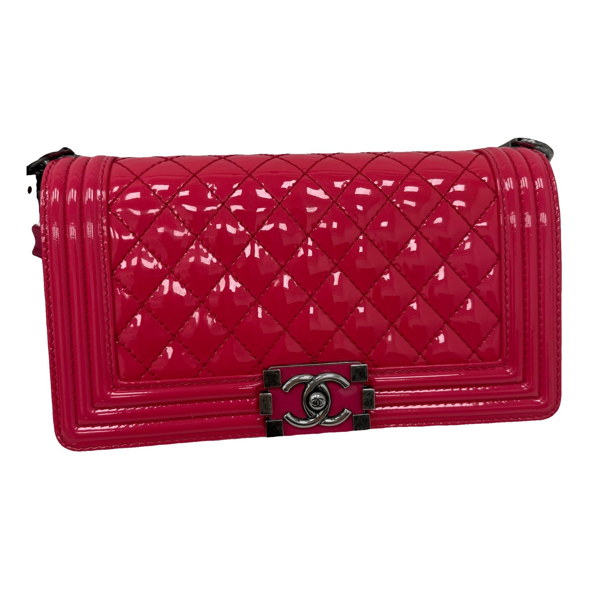 Boy patent leather handbag