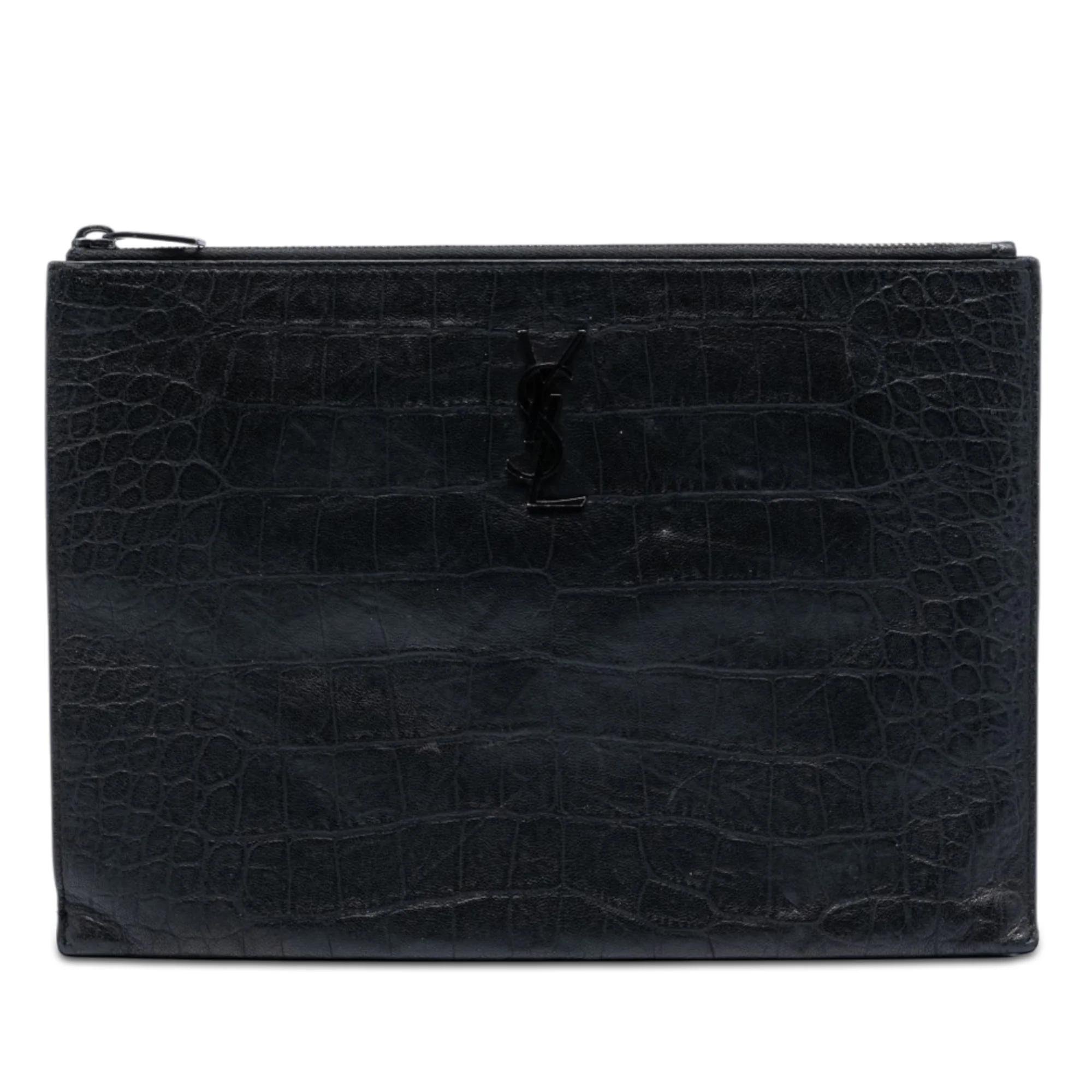Portefeuille enveloppe leather handbag