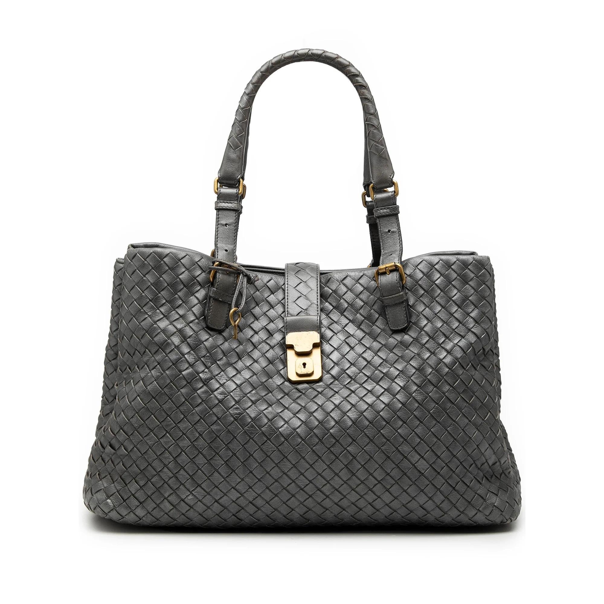 Roma leather tote