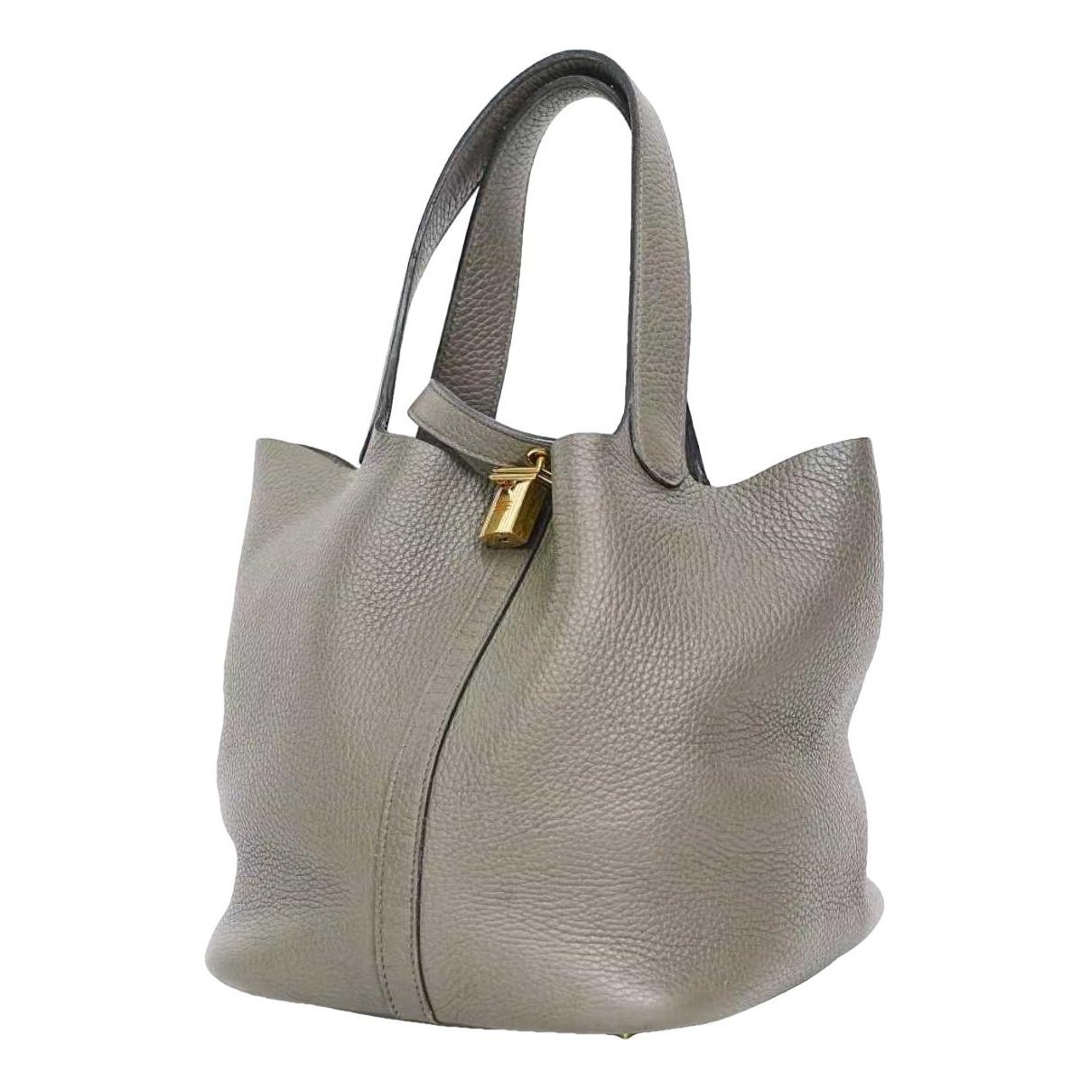 Picotin leather handbag