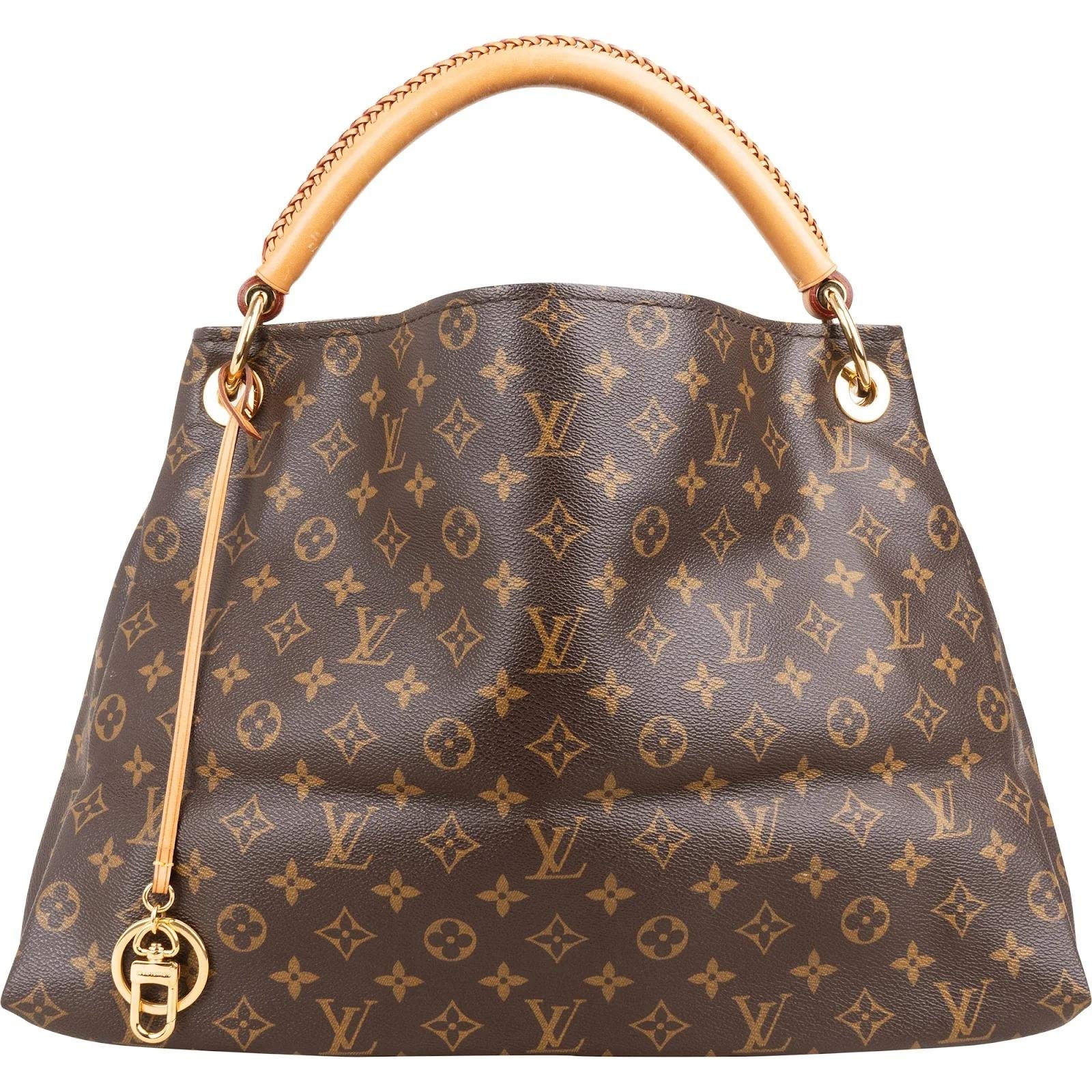 Artsy leather handbag