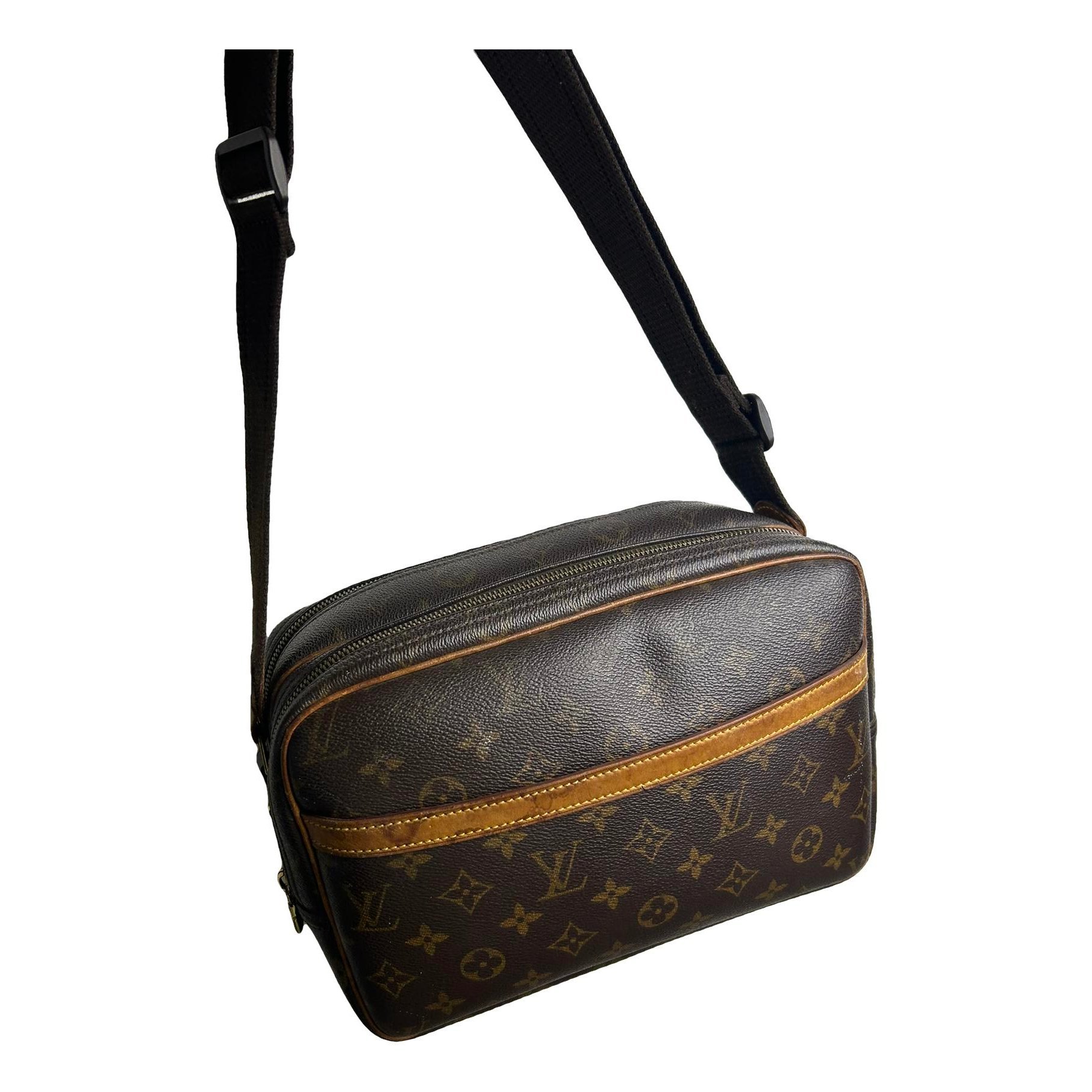 Reporter leather handbag