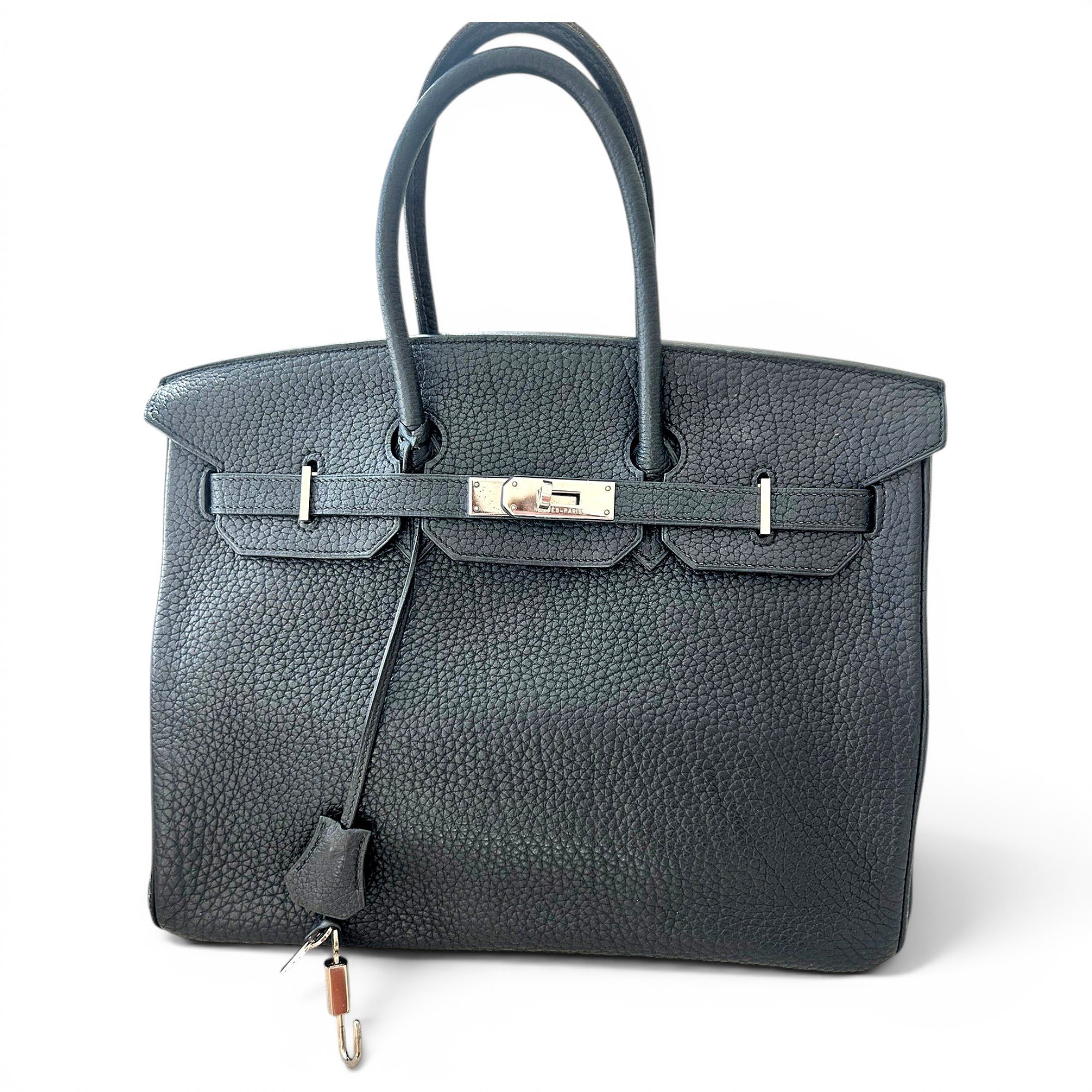 Birkin 35 leather handbag