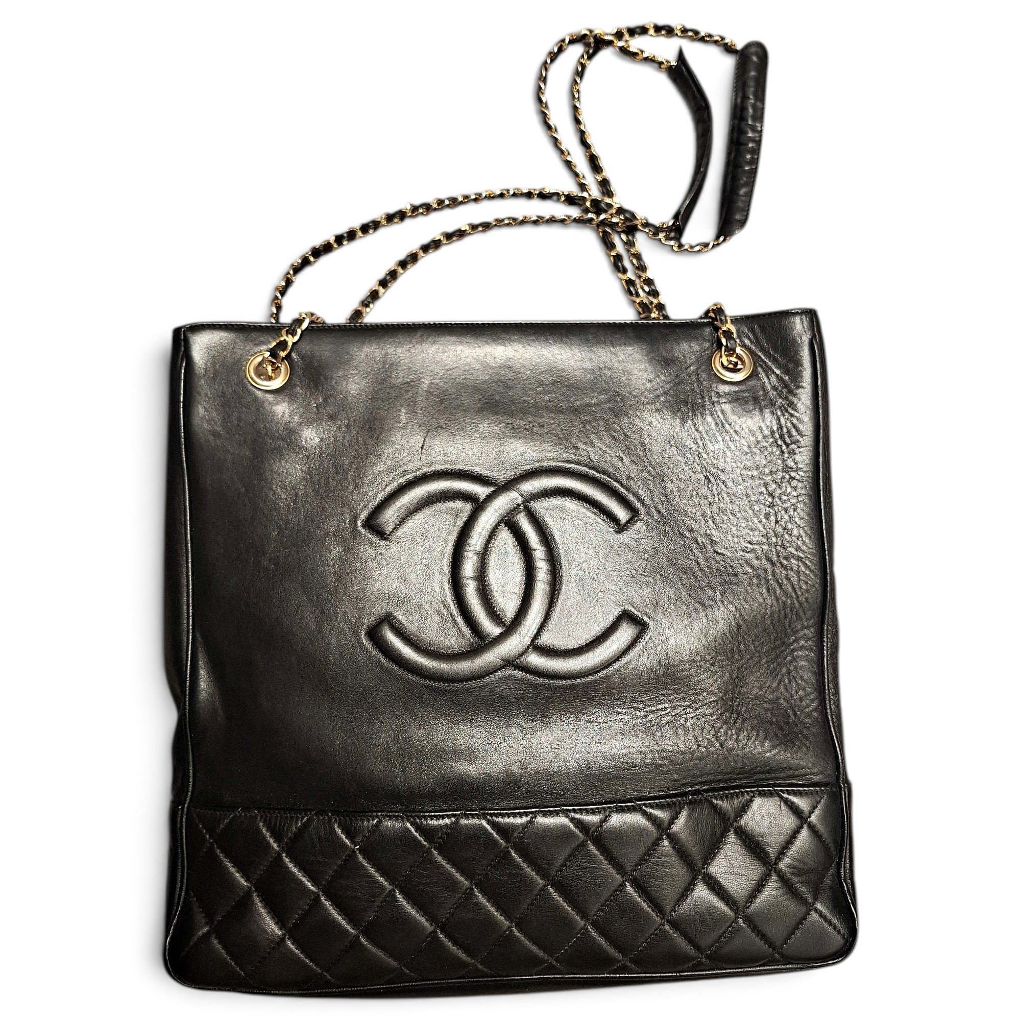 Grand shopping leather handbag