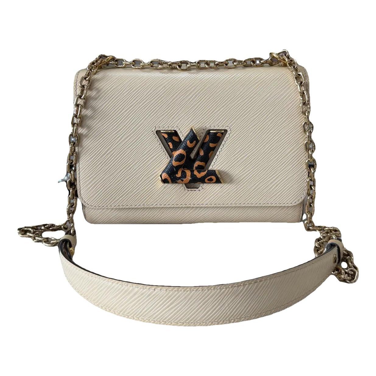 Twist leather handbag